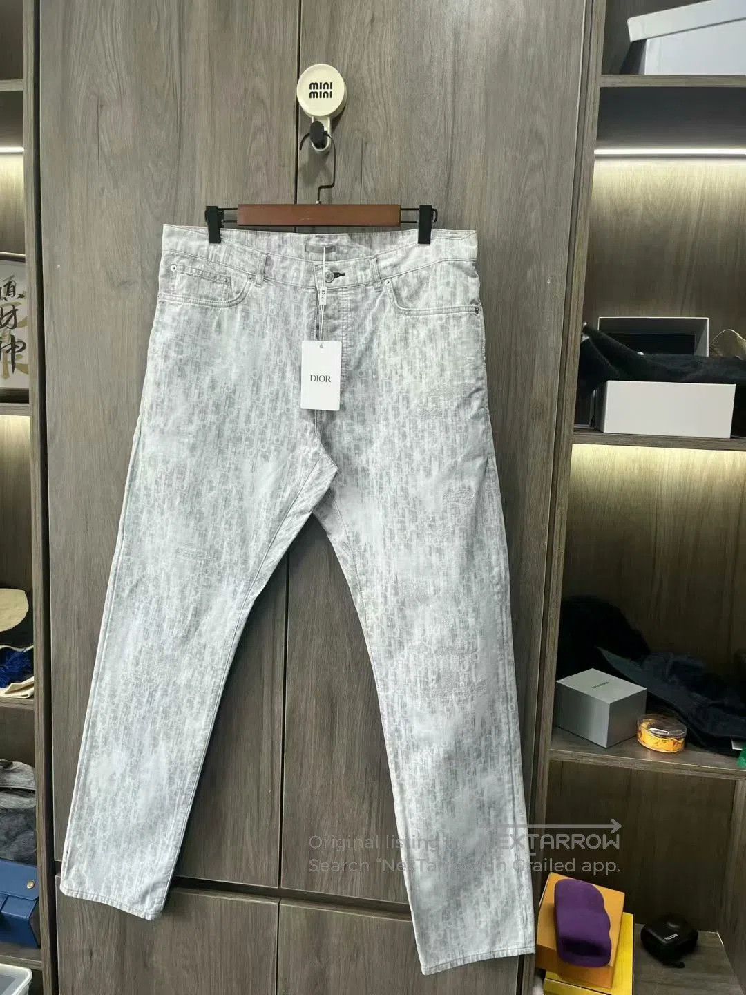 Dior Dior Monogram Printed Jeans Size 34. Size US 34 / EU 50 - 3 Thumbnail