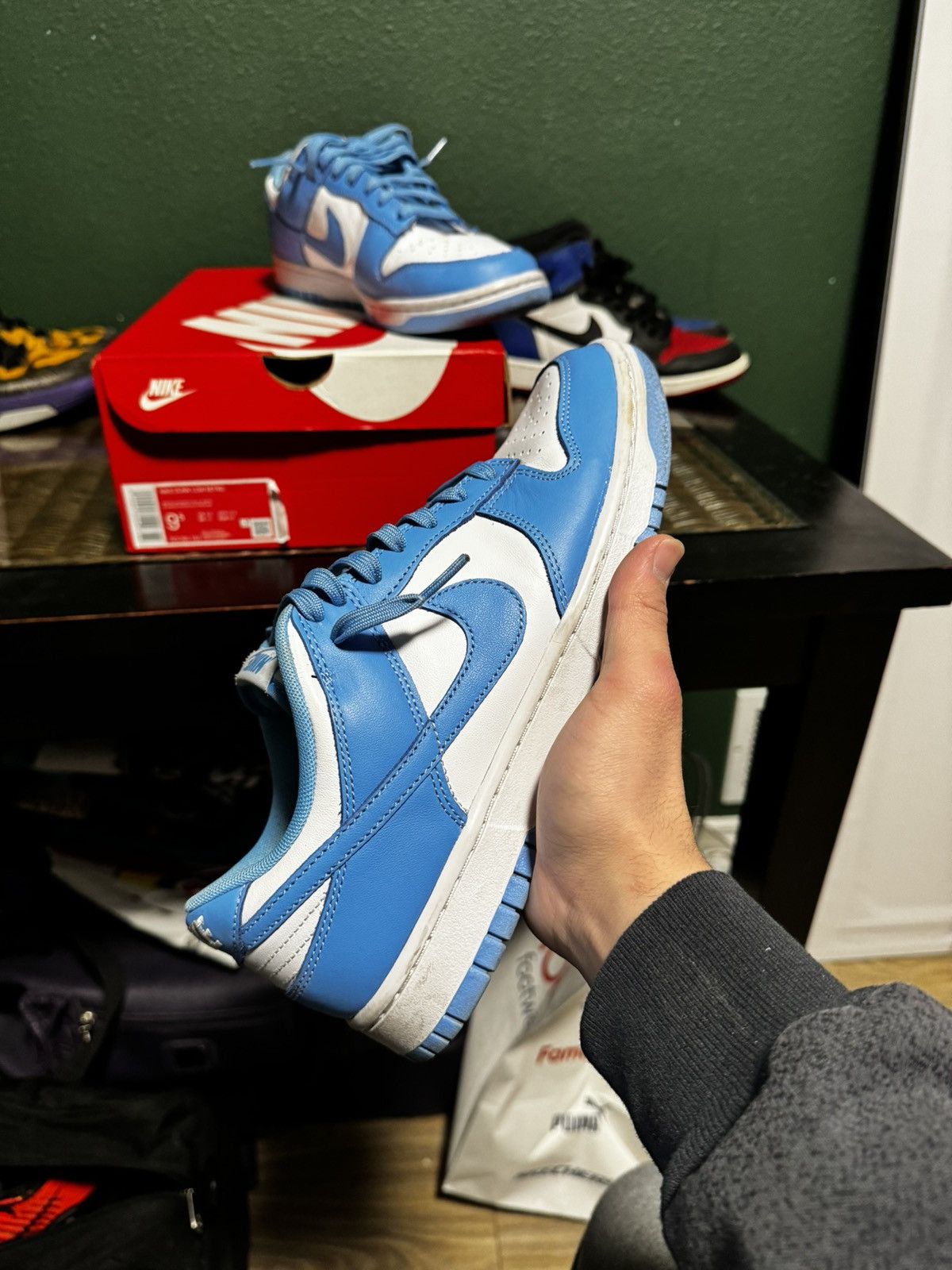 Nike Nike Dunk Low ‘University Blue’ 2021’ Size US 9.5 / EU 42-43 - 6 Thumbnail