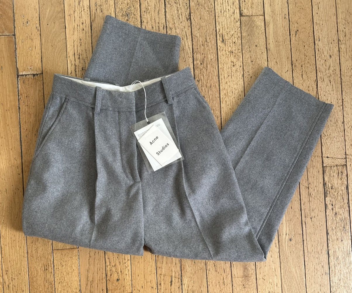Acne Studios ACNE STUDIOS grey wool trousers NWT Size 24" / US 00 / IT 34 - 3 Thumbnail
