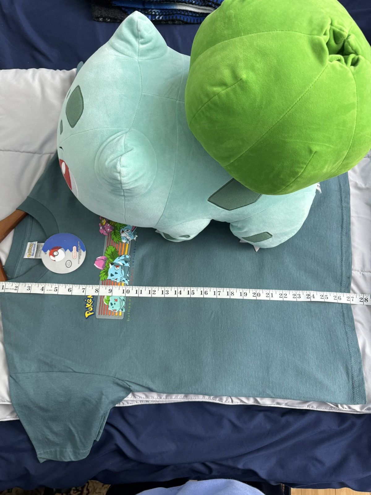 Pokemon DSWT Vintage 1999 Pokemon Bulbasaur Evolution Tee Size US M / EU 48-50 / 2 - 4 Thumbnail