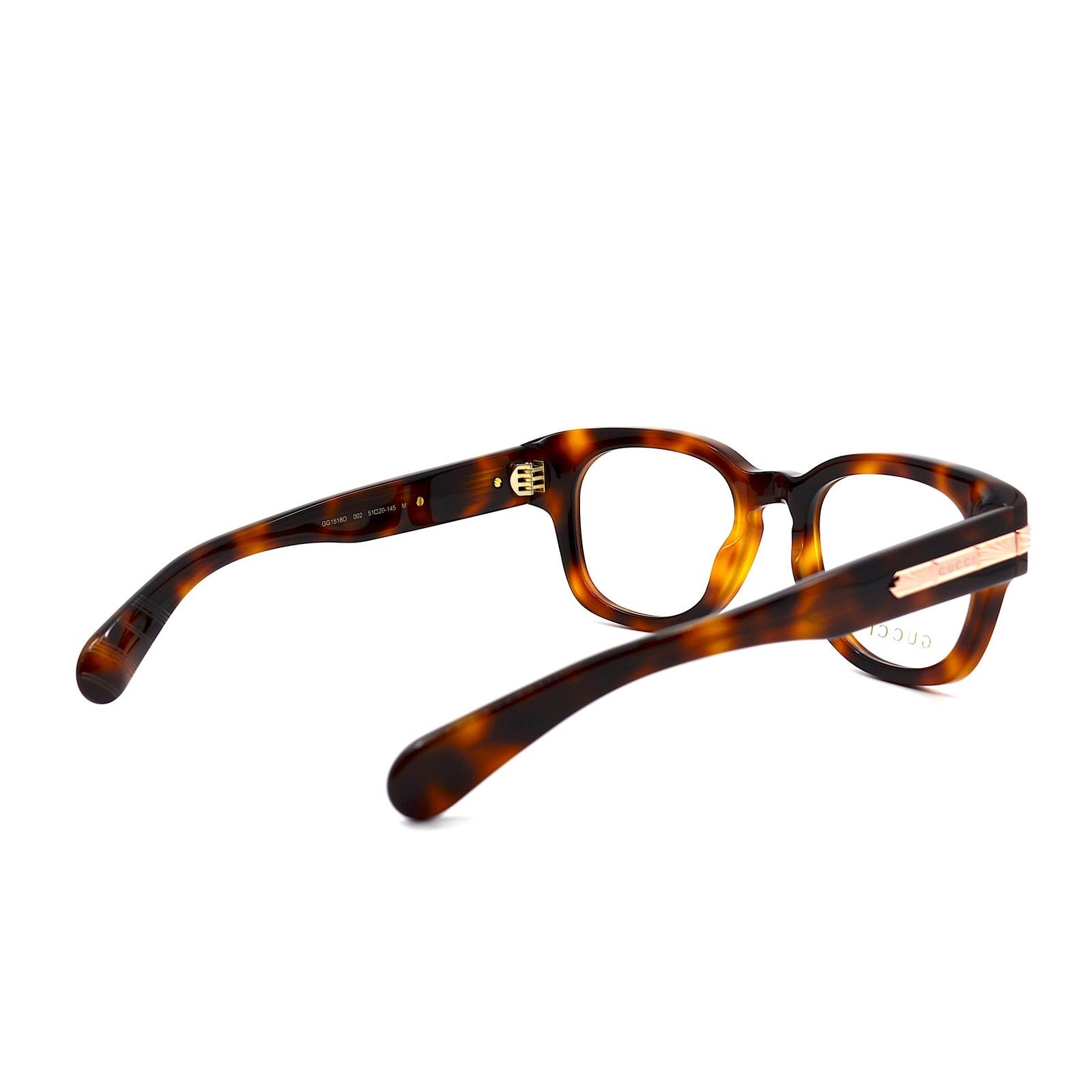 Gucci NEW GUCCI GG1518O 002 HAVANA AUTHENTIC EYEGLASSES FRAME Size ONE SIZE - 8 Thumbnail