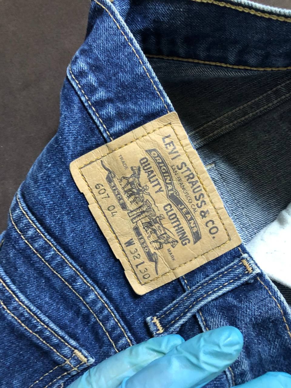 Levi's Vintage Levi's 607 Regular Fit Straight Leg Jeans Size US 32 / EU 48 - 4 Thumbnail