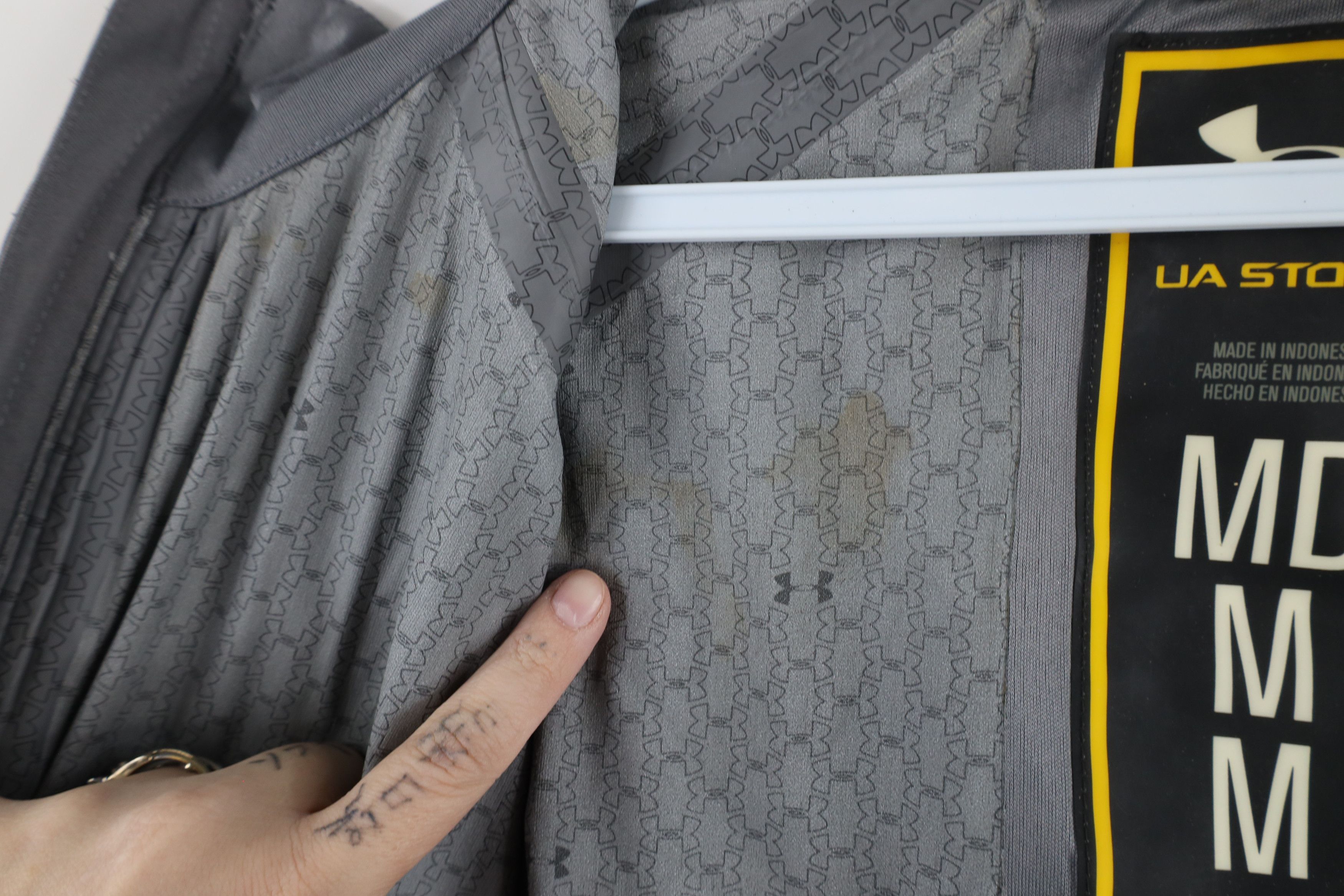 Under Armour × Vintage Under Armour Storm Waterproof Full Zip Rain Jacket Gray Size US M / EU 48-50 / 2 - 12 Thumbnail