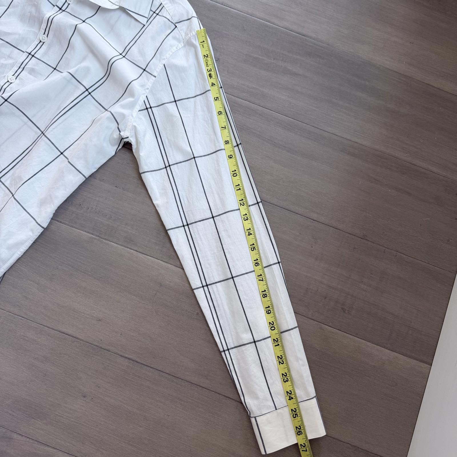 Theory Theory Button-Up Shirt | Black Check Print Size M Size US M / EU 48-50 / 2 - 2 Thumbnail