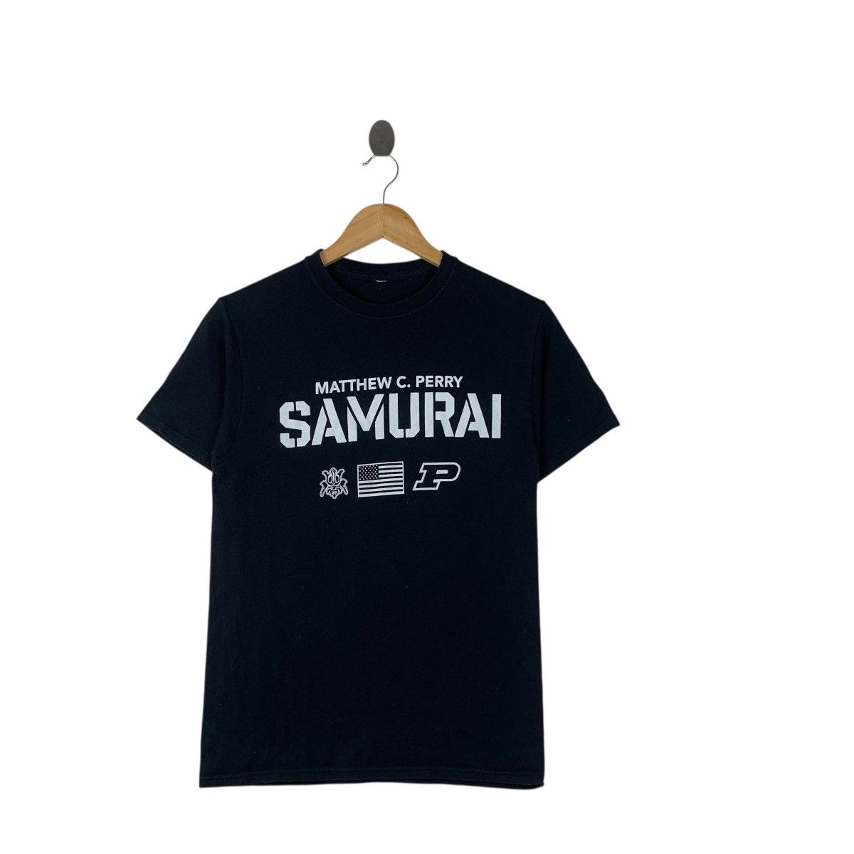 Vintage SAMURAI MATTHEW C. PERRY Japan Heritage Culture Tee Shirt Size US XS / EU 42 / 0 - 3 Thumbnail