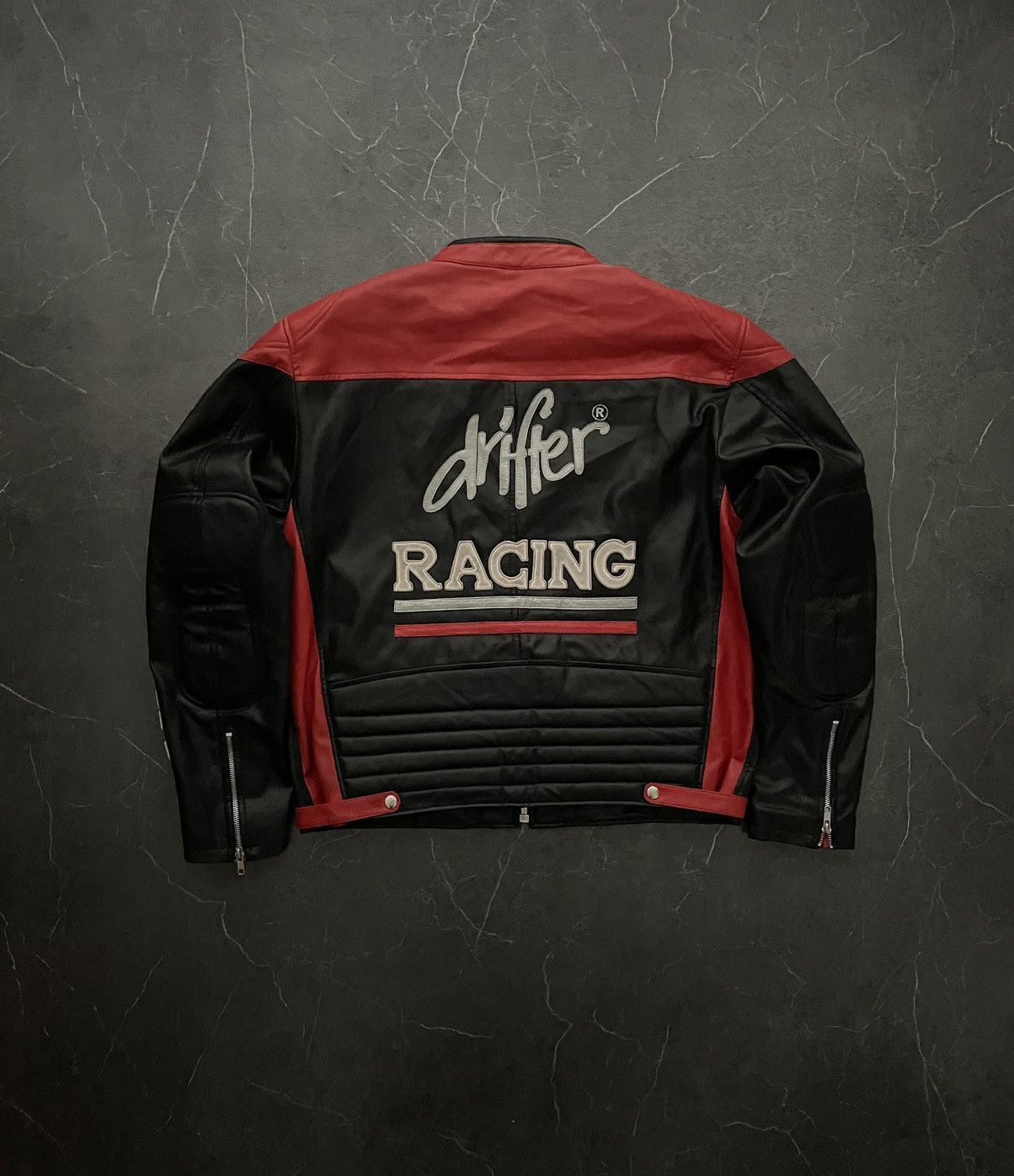 DRIFTER Vintage Real Leather NASCAR Racing Drifter Jacket Size US XL / EU 56 / 4 - 4 Thumbnail