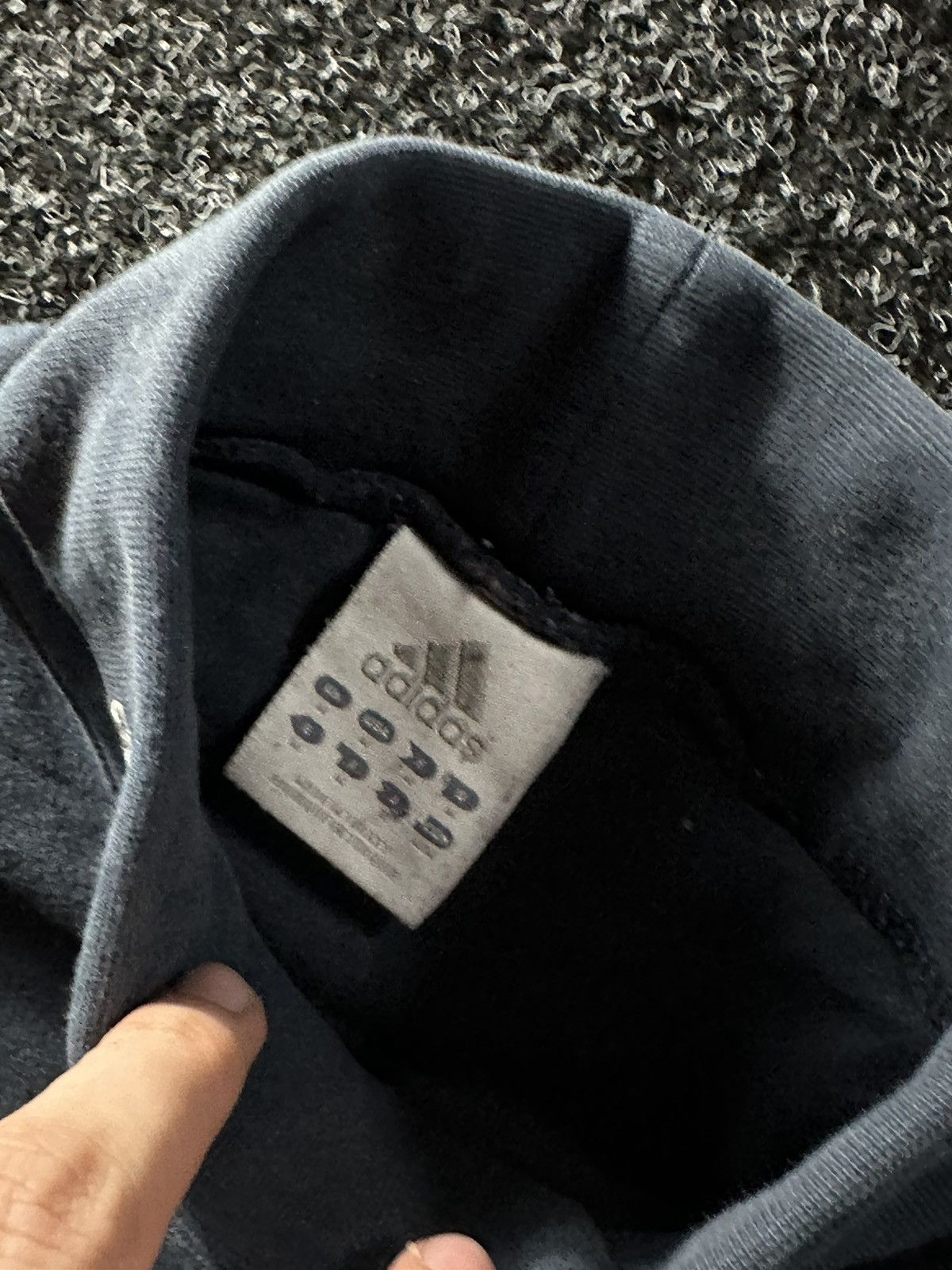 Adidas × Vintage Rare Adidas with neck logo Made In West Germany 90s Size US M / EU 48-50 / 2 - 6 Thumbnail