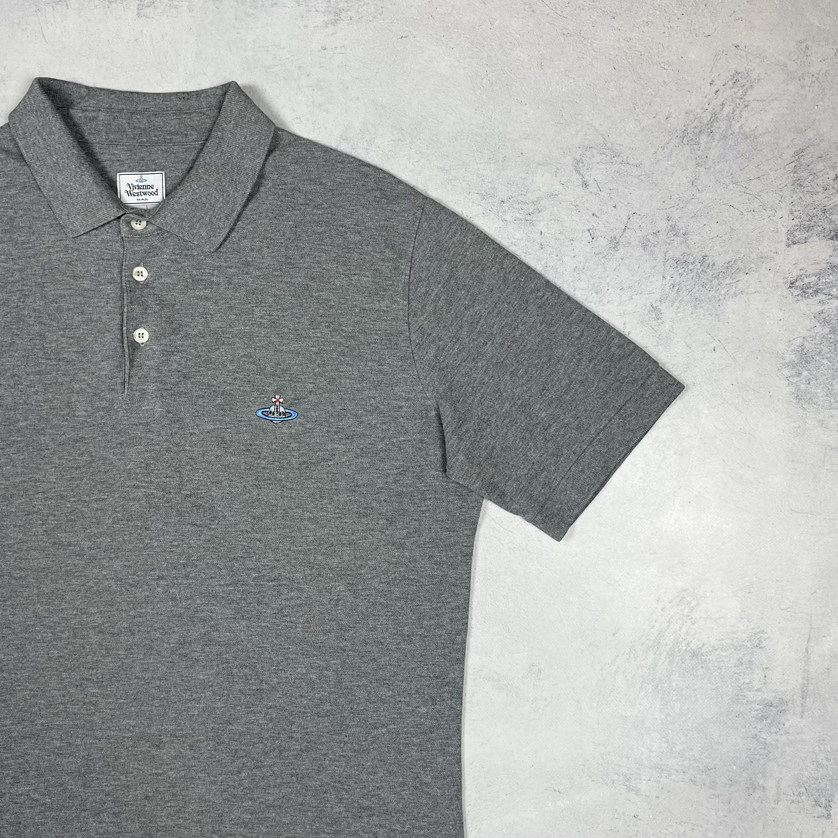Vivienne Westwood Vivienne Westwood Orb Logo Polo Shirt Size US XL / EU 56 / 4 - 3 Thumbnail