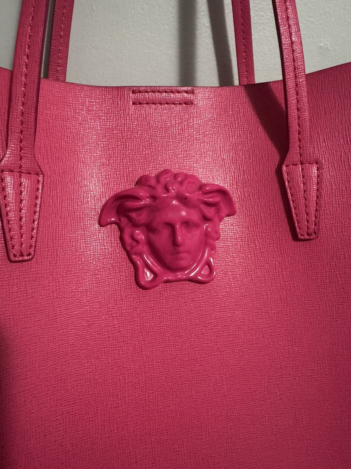 Versace Versace La Medusa Large Tote Bag – Hot Pink Size ONE SIZE - 2 Thumbnail