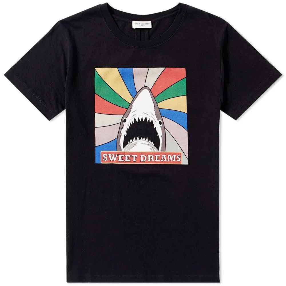 Saint Laurent Paris SS17 Saint Laurent sweet dreams black logo t