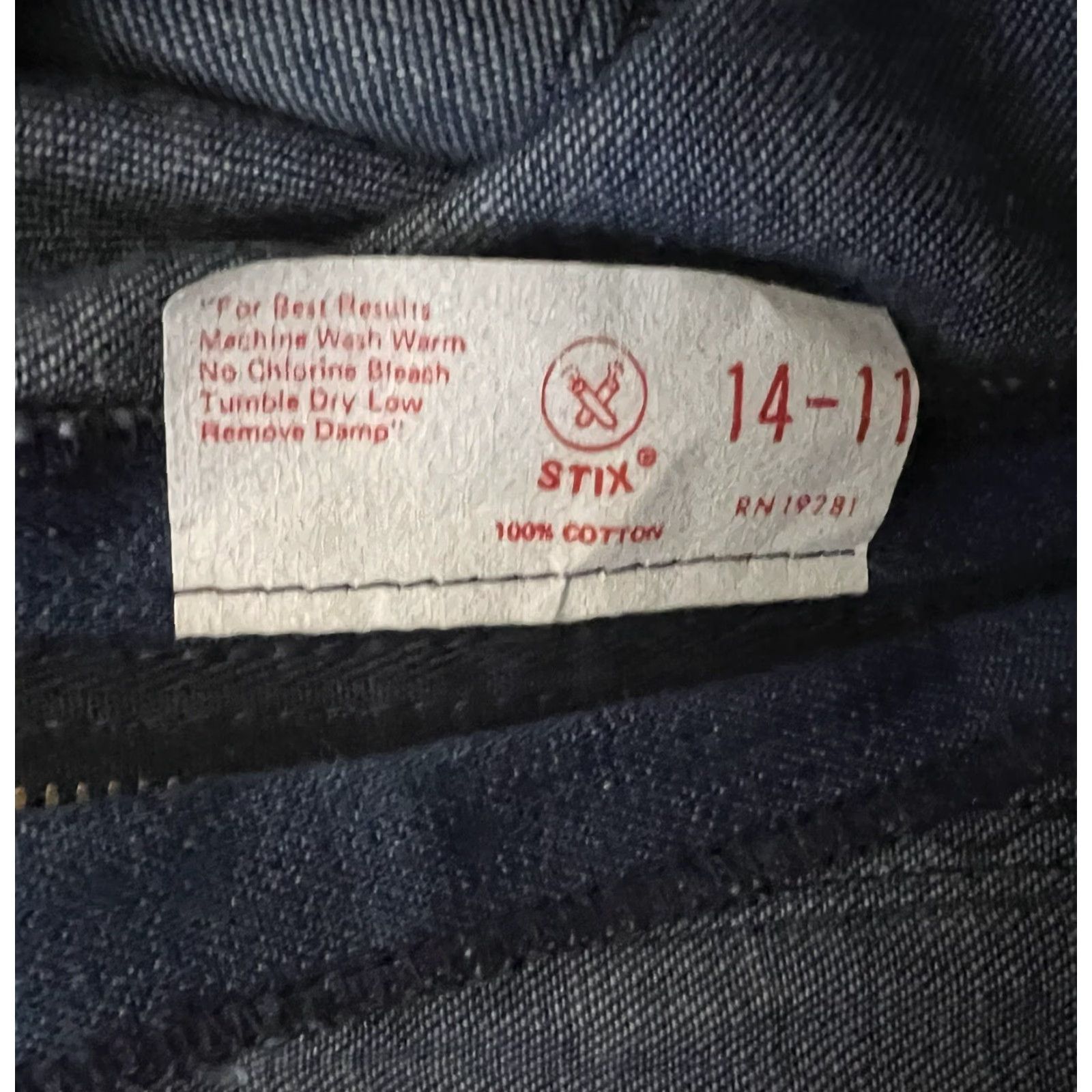 Vintage VINTAGE 70s DYNAMITE STIX Denim Jeans Blue 14 Medium Mens Size 36" / US 14 / IT 50 - 6 Thumbnail