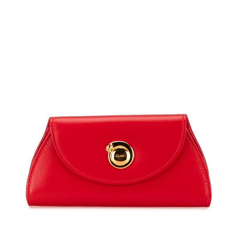 Cartier Cartier Cartier Panthere Leather Key Case Leather Key Holder in Great Condition Size ONE SIZE - 1 Thumbnail