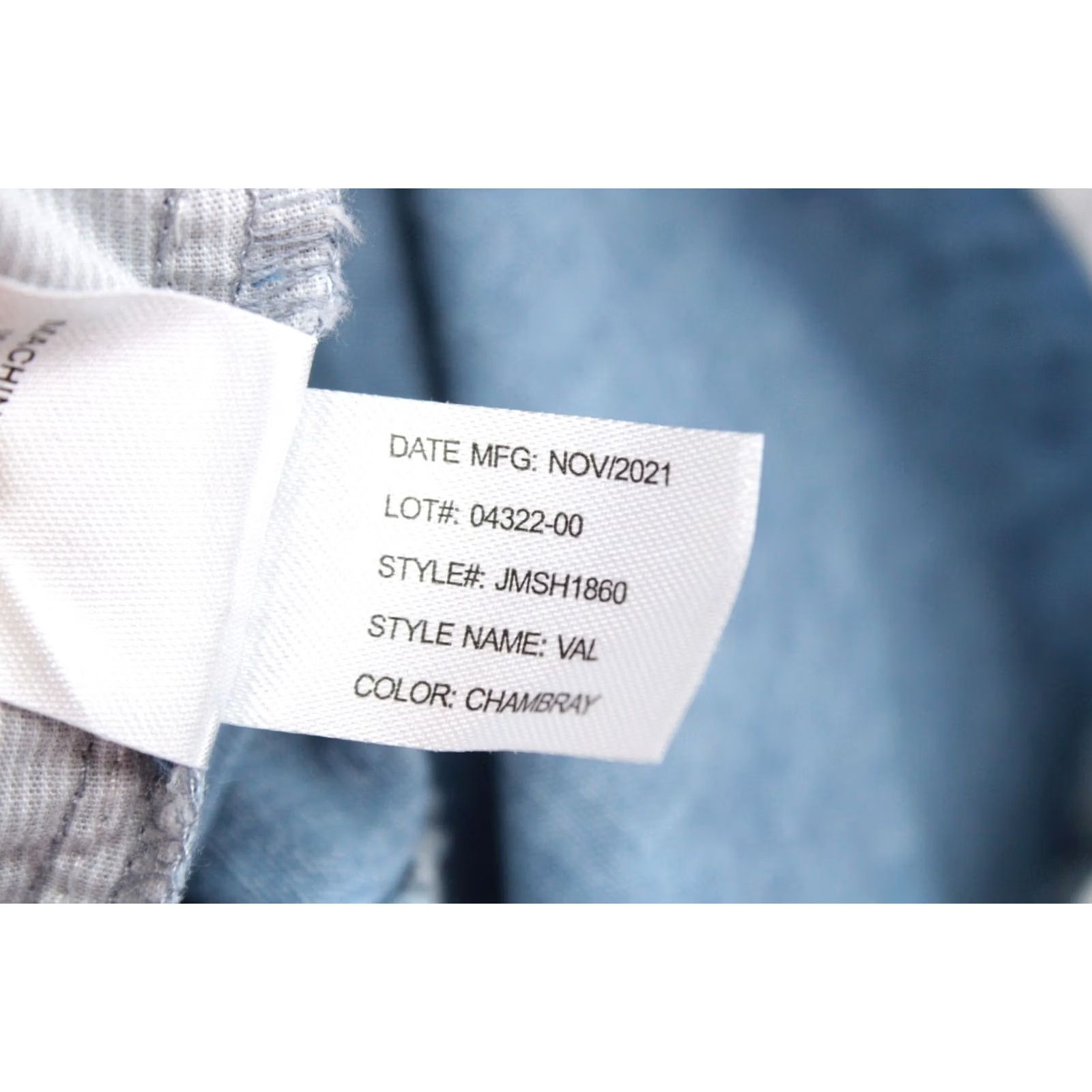 johnnie-O johnnie-O Val Shorts Mens 38 Blue Mini Palms Tropical Chambray Indigo Beach Golf Shirt Size US 38 / EU 54 - 7 Thumbnail