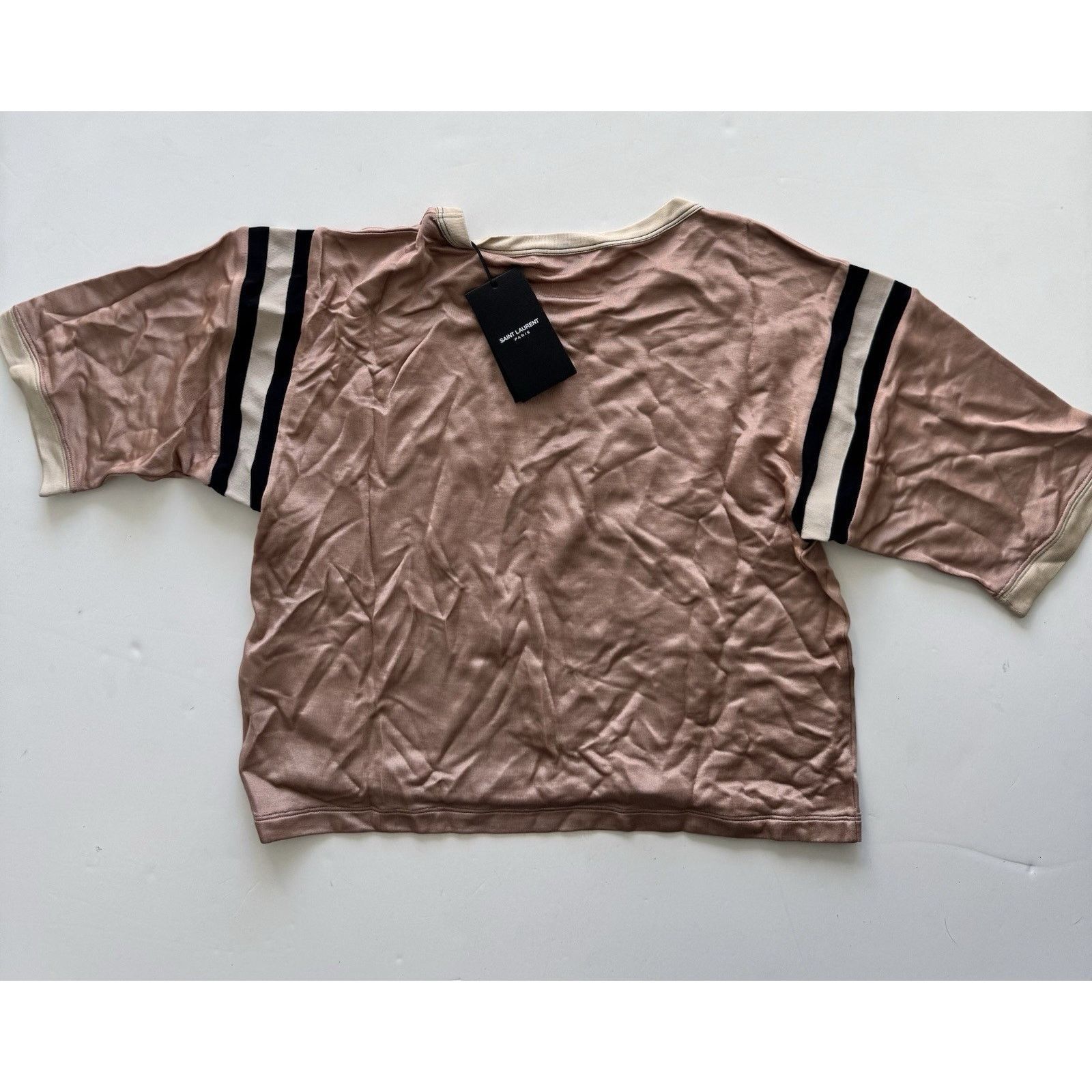 Saint Laurent Paris Saint Laurent Saint Political Fiction Cropped T-Shirt XL Size XL / US 12-14 / IT 48-50 - 2 Thumbnail