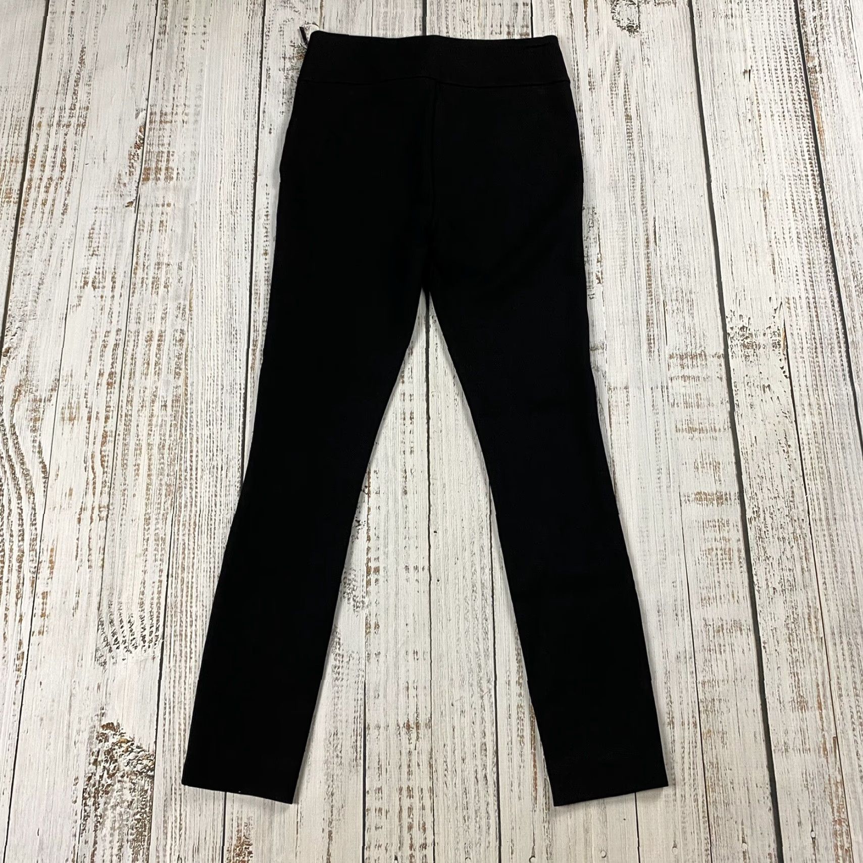 Vintage WOMENS GUESS BY MARCIANO HIGH WAISTED SUITING PANTS BLACK STRETCH 4 DRESS WORK SIDE ZIP PANTS Size 27" / US 4 / IT 40 - 7 Thumbnail