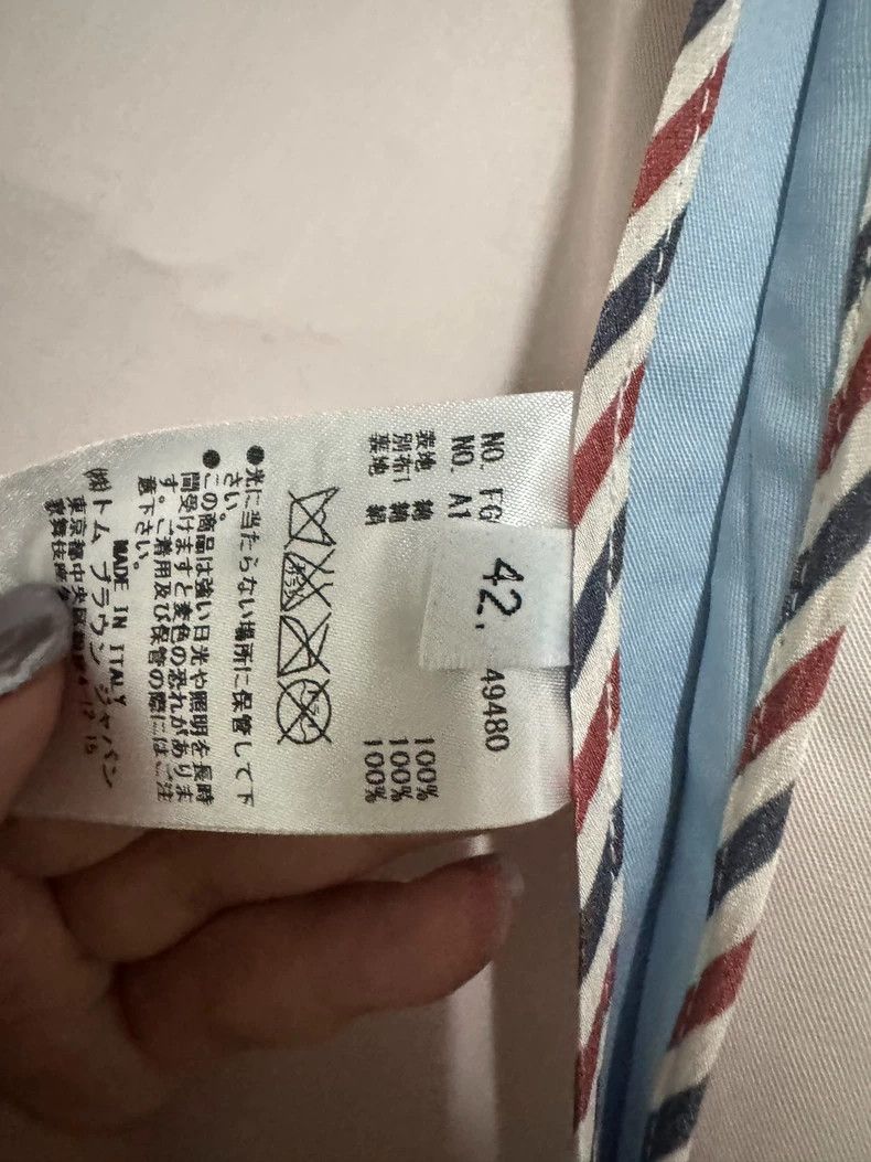 Thom Browne Thom Browne Baby Blue Lake blue front fork A half skirt Size 27" / US 4 / IT 40 - 7 Thumbnail