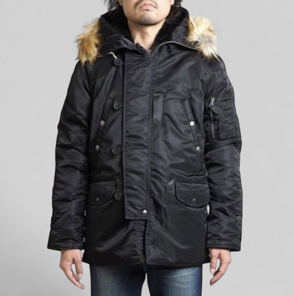 Avirex Vintage Avirex N-3B Military Parka Nylon Hoodie Jacket Size US M / EU 48-50 / 2 - 1 Thumbnail