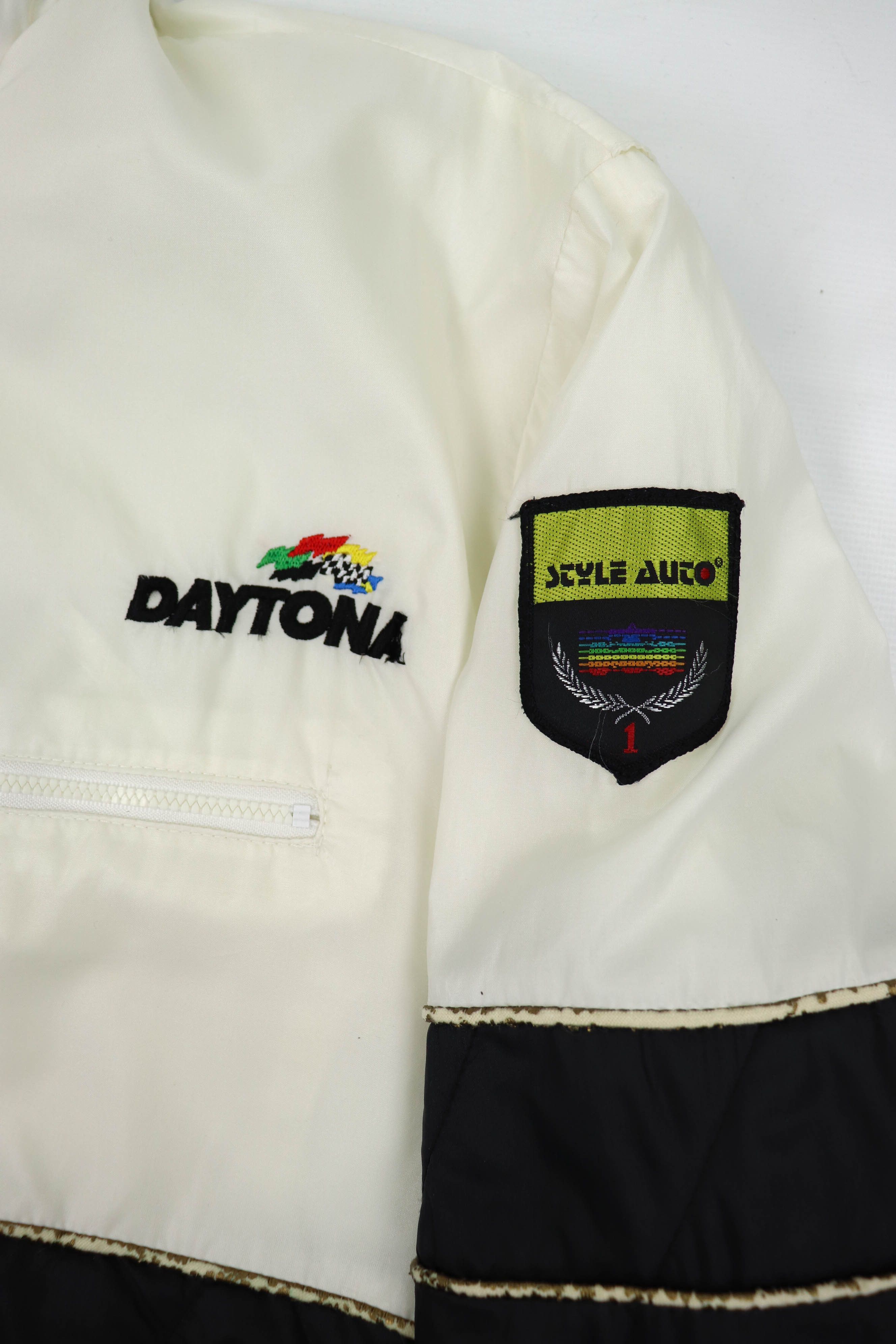 Daytona Daytona by Style Auto Rare Vintage 90s Nylon Zip Jacket Size US M / EU 48-50 / 2 - 7 Thumbnail