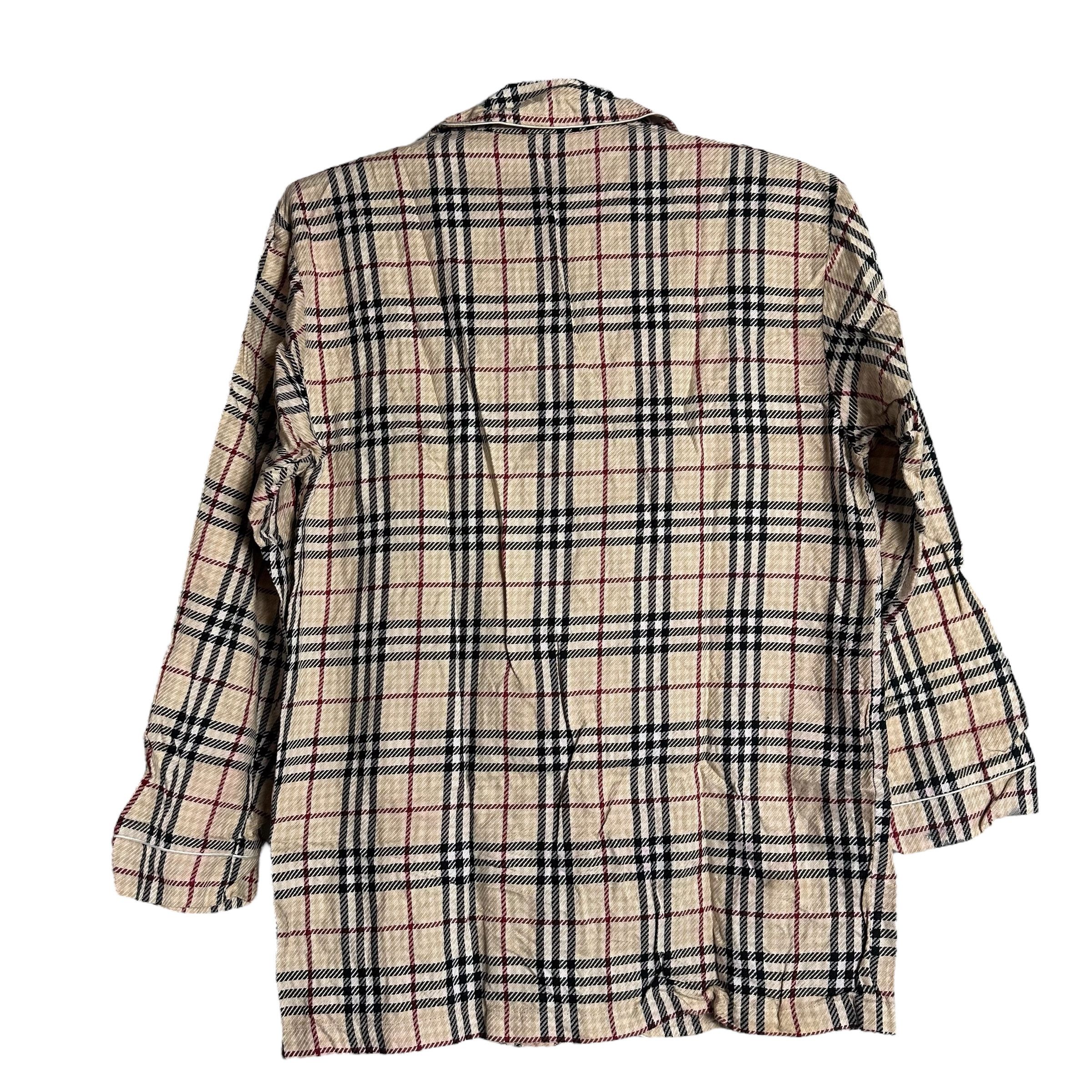 Burberry 🔥RARE🔥Vintage Burberry Nova Check Pyjamas Shirt Size US M / EU 48-50 / 2 - 4 Thumbnail