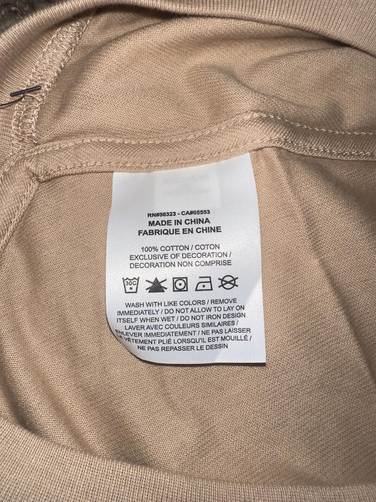 Nike Jordan Sport Women's Cropped Beige T-Shirt Size XL / US 12-14 / IT 48-50 - 3 Thumbnail