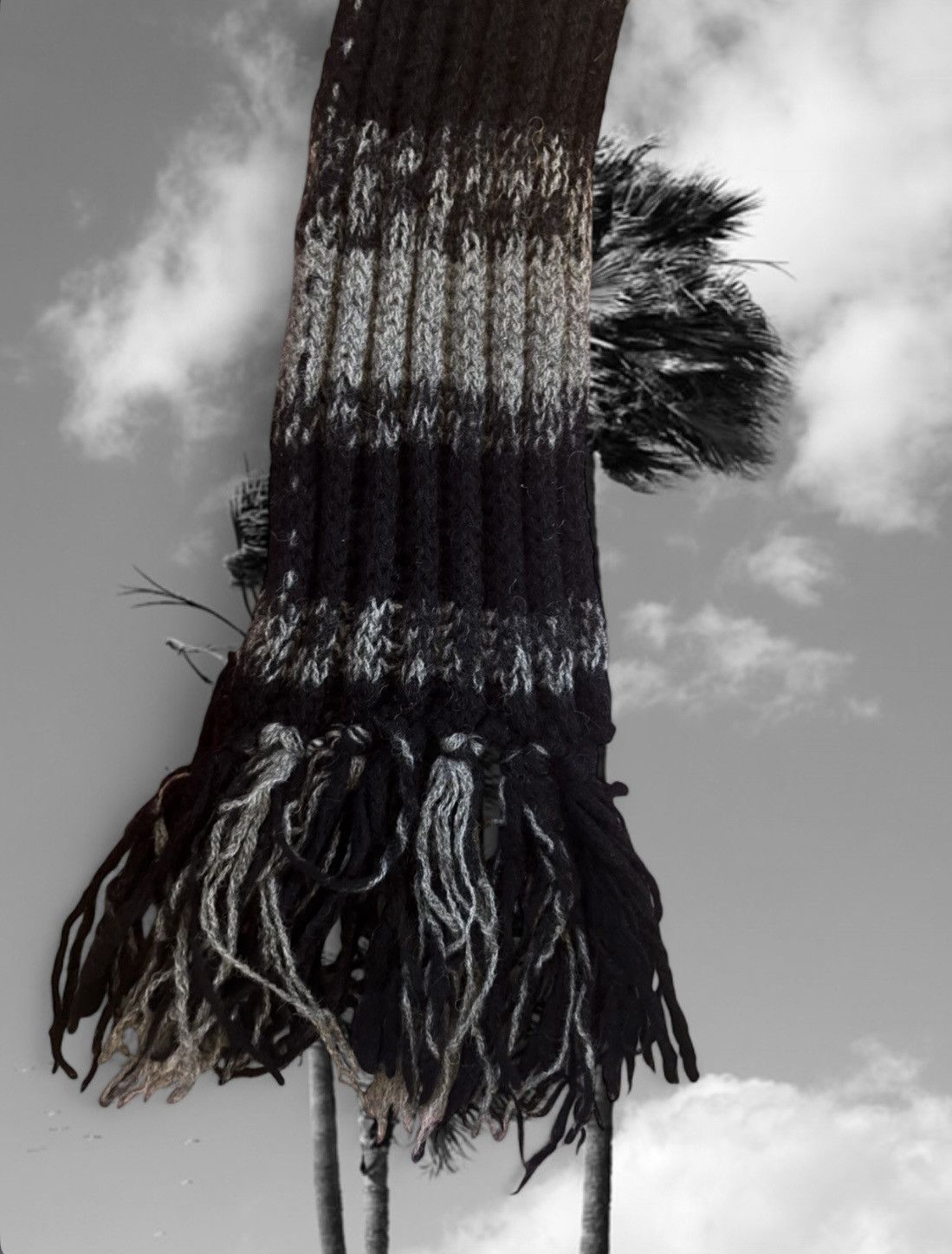 Dior Dior Homme AW06 Fringe Scarf Size ONE SIZE - 2 Thumbnail