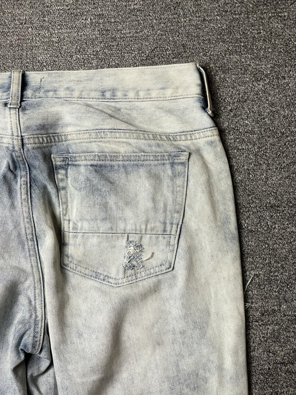 Pacsun × Vintage PACSUN 32x30 Acid Wash Ripped Jeans (92) Size US 35 - 20 Thumbnail