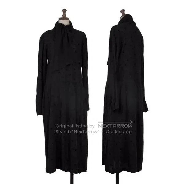 Comme des Garcons Comme Des Garcons size F Dark vintage polka dot dress Size S / US 4 / IT 40 - 1 Thumbnail