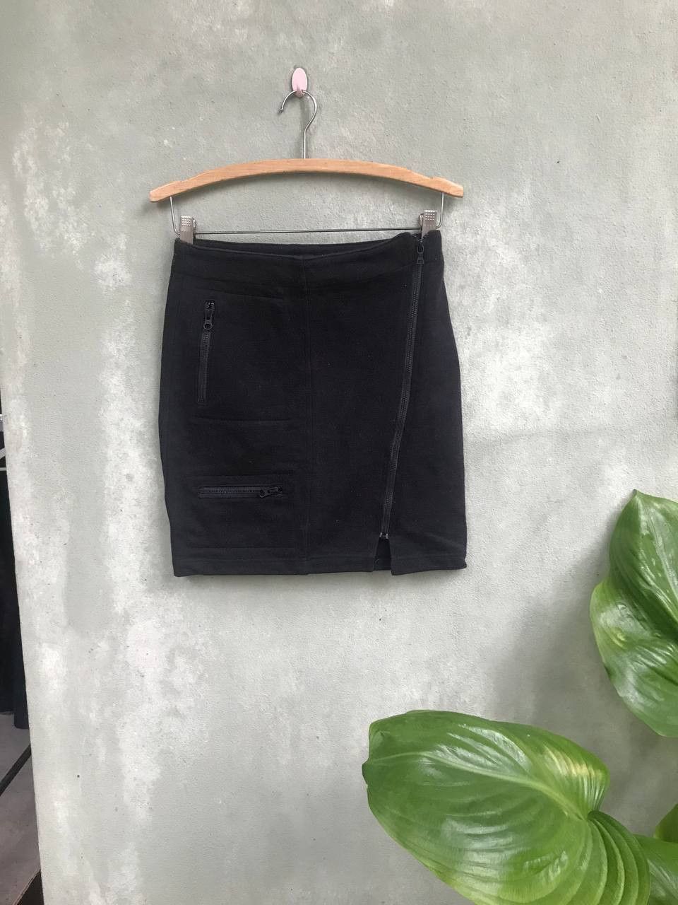 Black Zipper skirt hysteric glamour