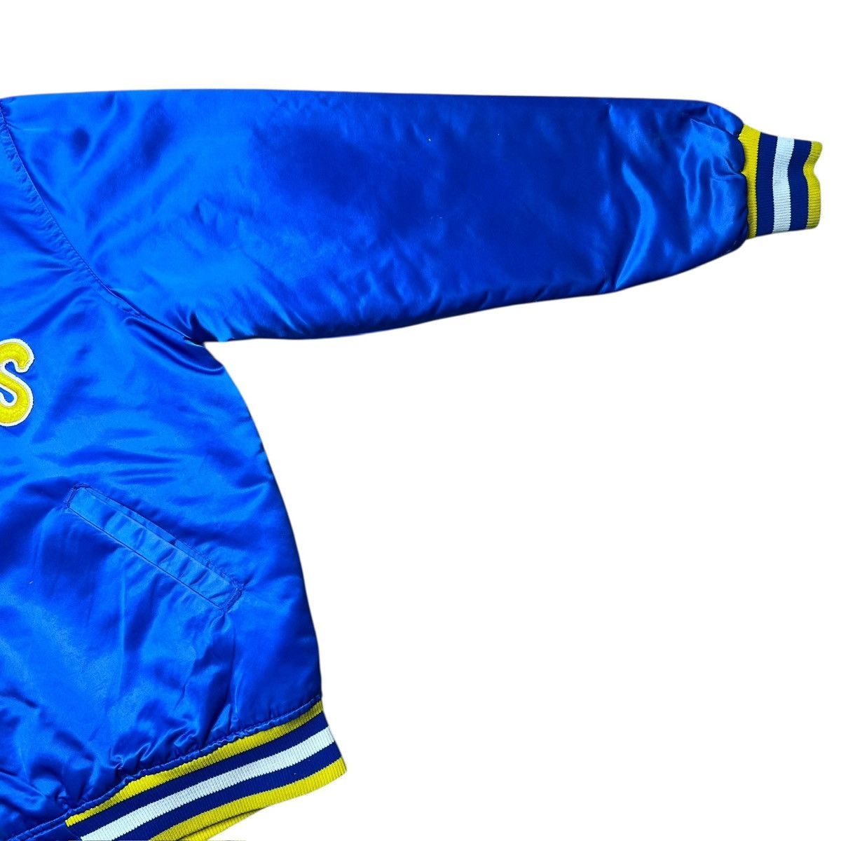 Starter 1980s NBA Golden State Warriors Starter Satin Bomber Jacket Size US L / EU 52-54 / 3 - 11 Thumbnail