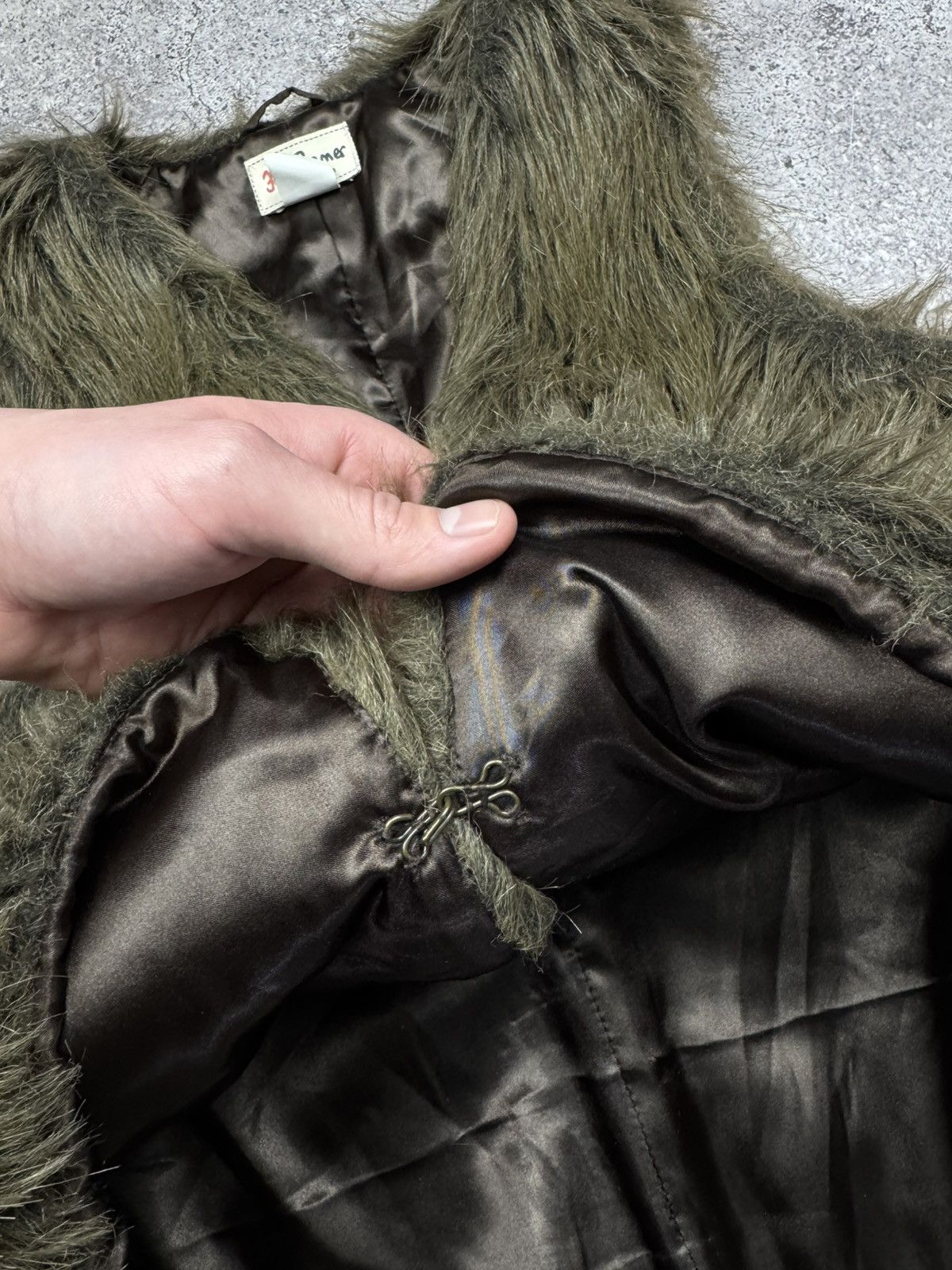 Japanese Brand Vintage Fur Cropper Vest Y2K Hysteric Glamour Grunge 90s Size US S / EU 44-46 / 1 - 4 Thumbnail