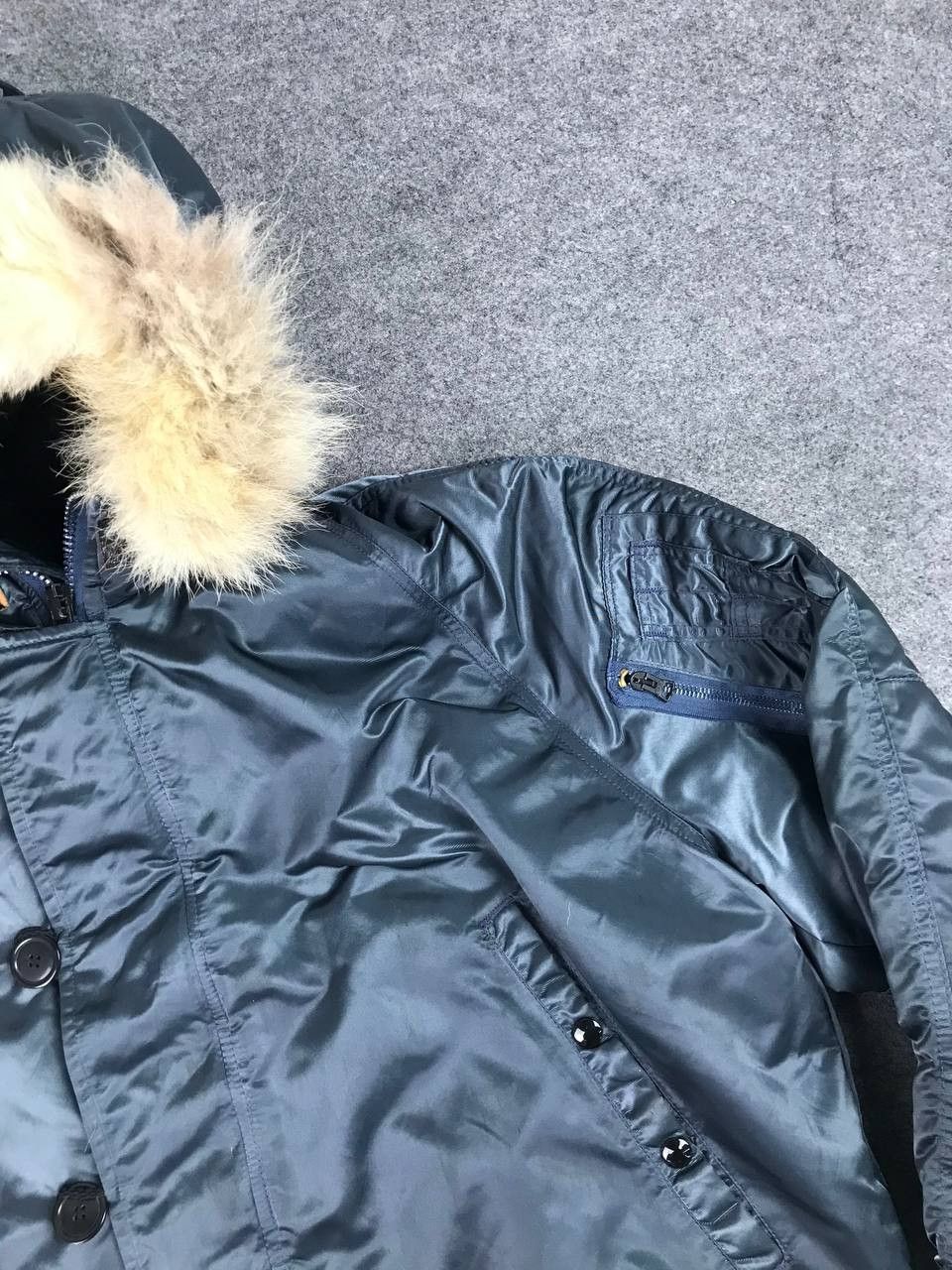 Story Mfg. Corinth Mfg.Co Artic Parka Bomber Mohair Jacket Size US L / EU 52-54 / 3 - 9 Thumbnail