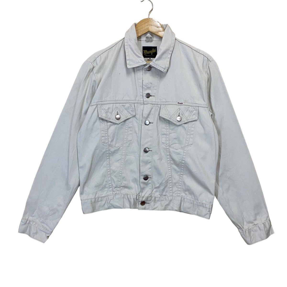 Vintage × Wrangler Vintage 80s Wrangler Trucker Jacket Size S Size US M / EU 48-50 / 2 - 1 Thumbnail
