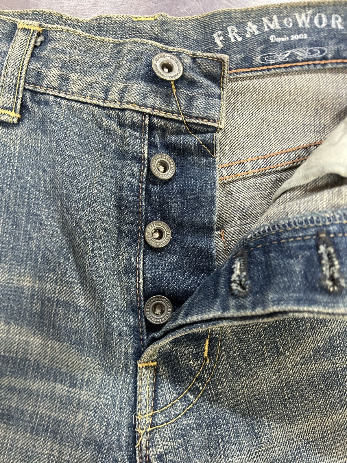 If Six Was Nine × Japanese Brand × Le Grande Bleu (L.G.B.) Vintage FrameWork Japan Selvedge Jeans Size US 28 / EU 44 - 9 Thumbnail