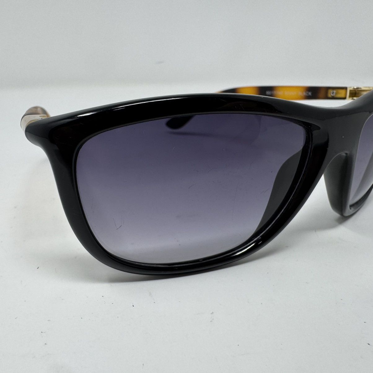 Other Marc Hunter Shiny Black & Tortoise Sunglasses 60/17/140 Size ONE SIZE - 8 Thumbnail