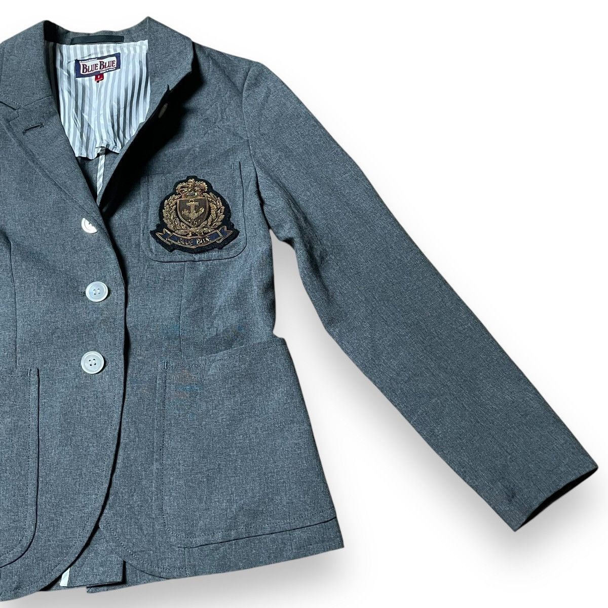 Blue Blue Japan H. RANCH MARKET x BLUE BLUE JAPAN BLAZER JACKET Size XS / US 0-2 / IT 36-38 - 4 Thumbnail