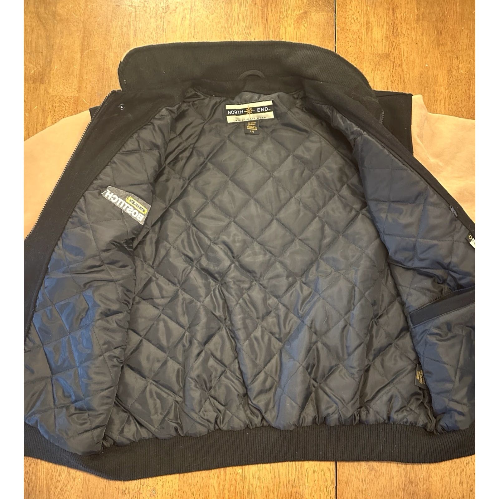 Vintage VINTAGE Stanley Tools Bostitch Bulldog Wool Blend Bomber Jacket Large Size US L / EU 52-54 / 3 - 5 Thumbnail