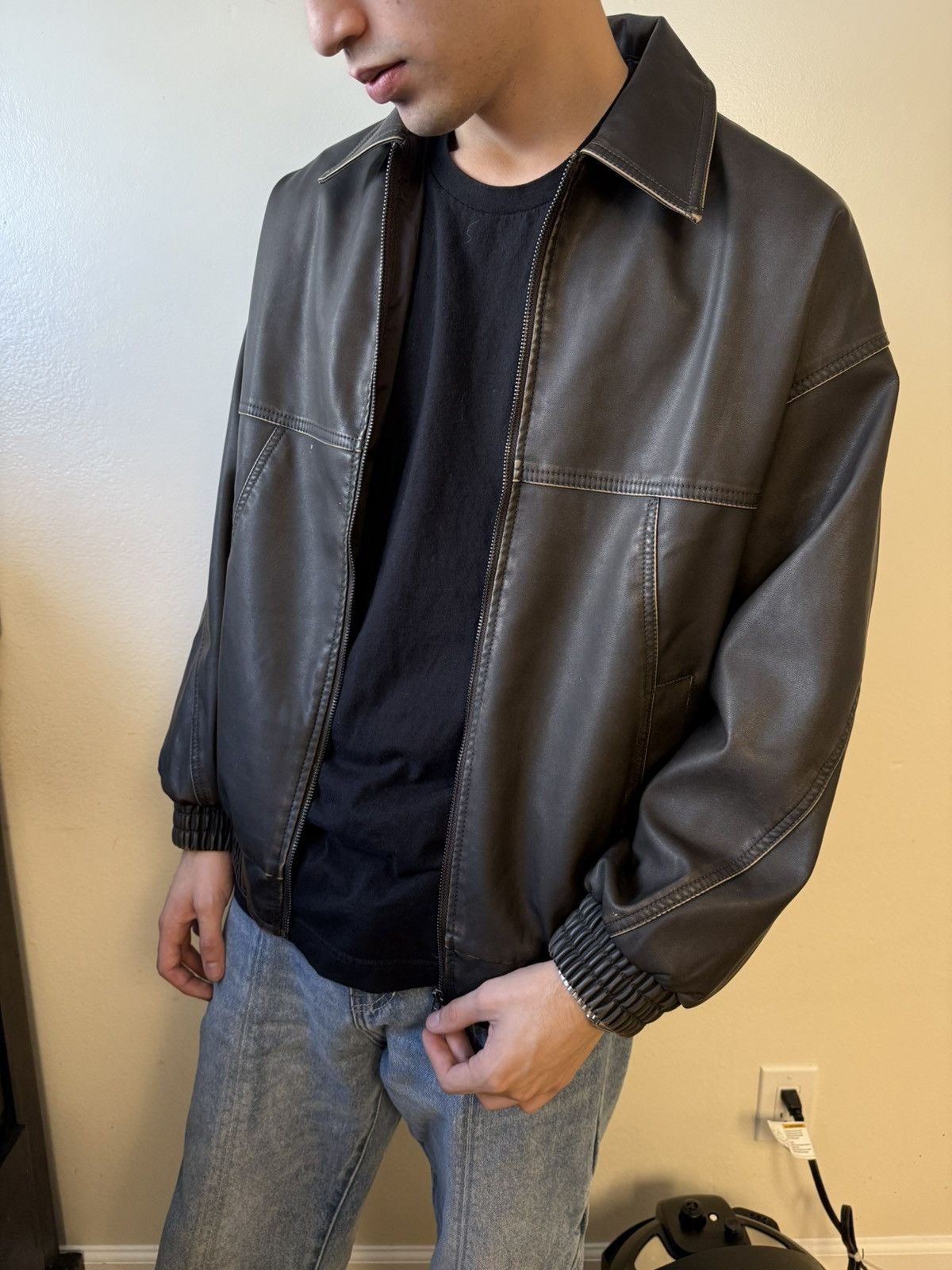 Dark Brown Leather Jacket