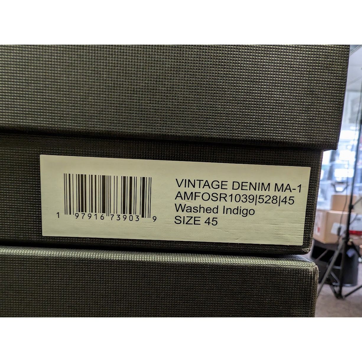 Amiri o1rshd1 Q:2 / Vintage Denim MA-1 Sneakers in Washed Indigo Size US 12 / EU 45 - 22 Thumbnail