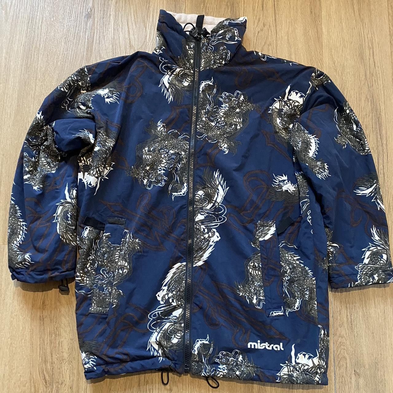 Misfits Blue and white Mistral jacket with embroidered logo Size US S / EU 44-46 / 1 - 1 Thumbnail