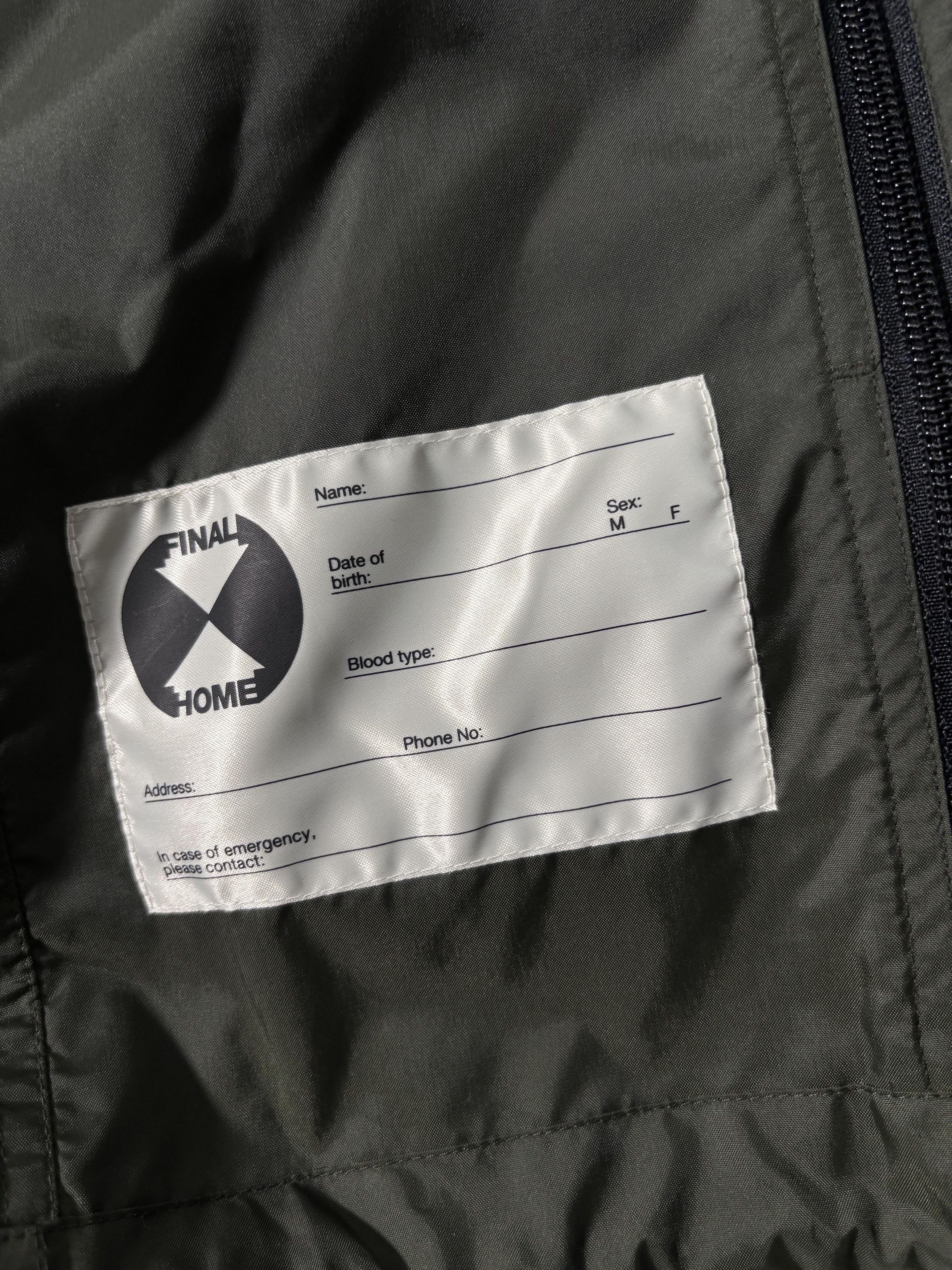 Final Home (Deadstock) 1990s FINAL HOME (ISSEY MIYAKE) SURVIVAL JACKET Size US S / EU 44-46 / 1 - 5 Thumbnail
