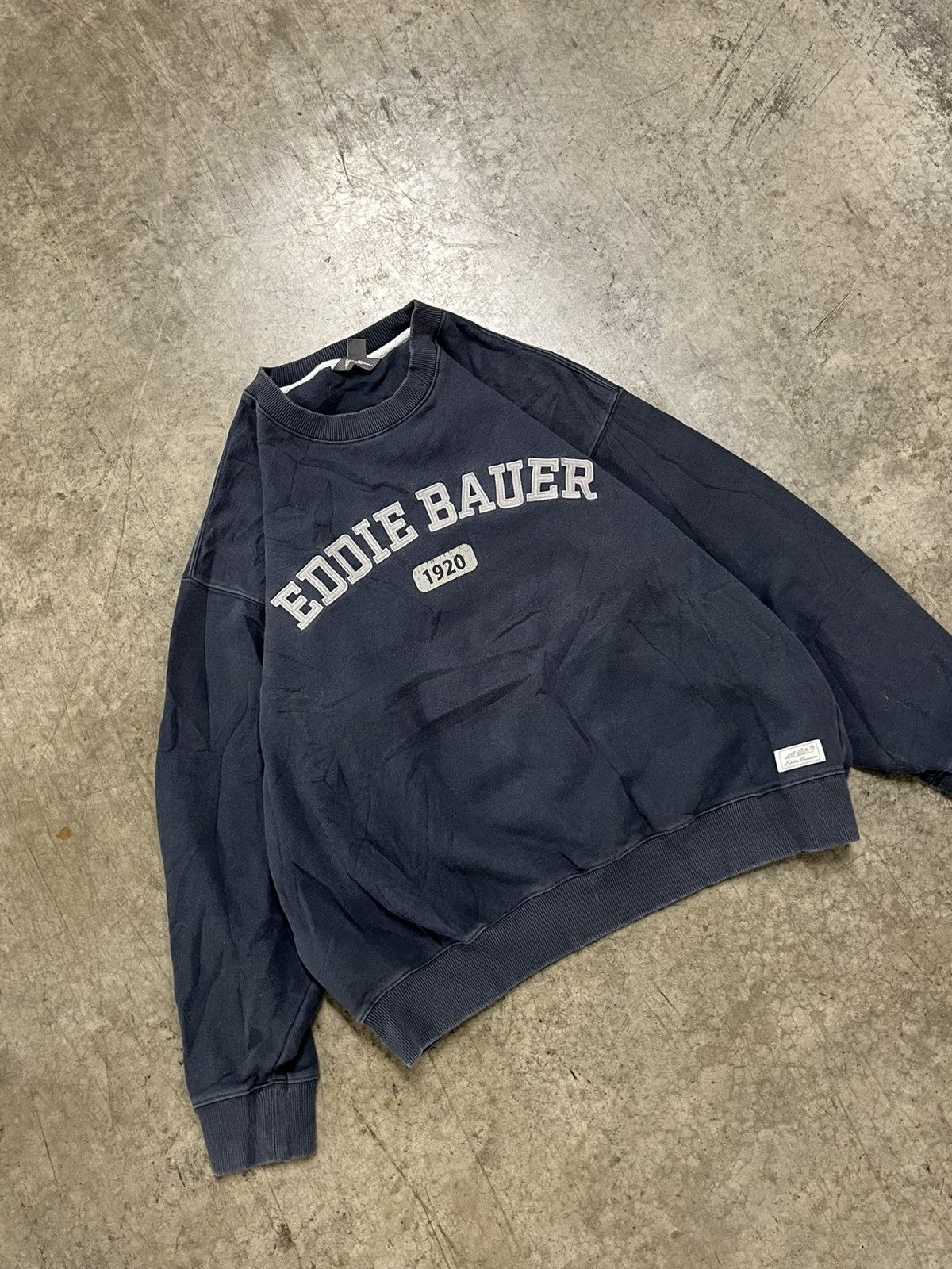 Eddie Bauer × Vintage Eddie Bauer vintage spell out crewneck preppy outdoors Size US L / EU 52-54 / 3 - 1 Thumbnail