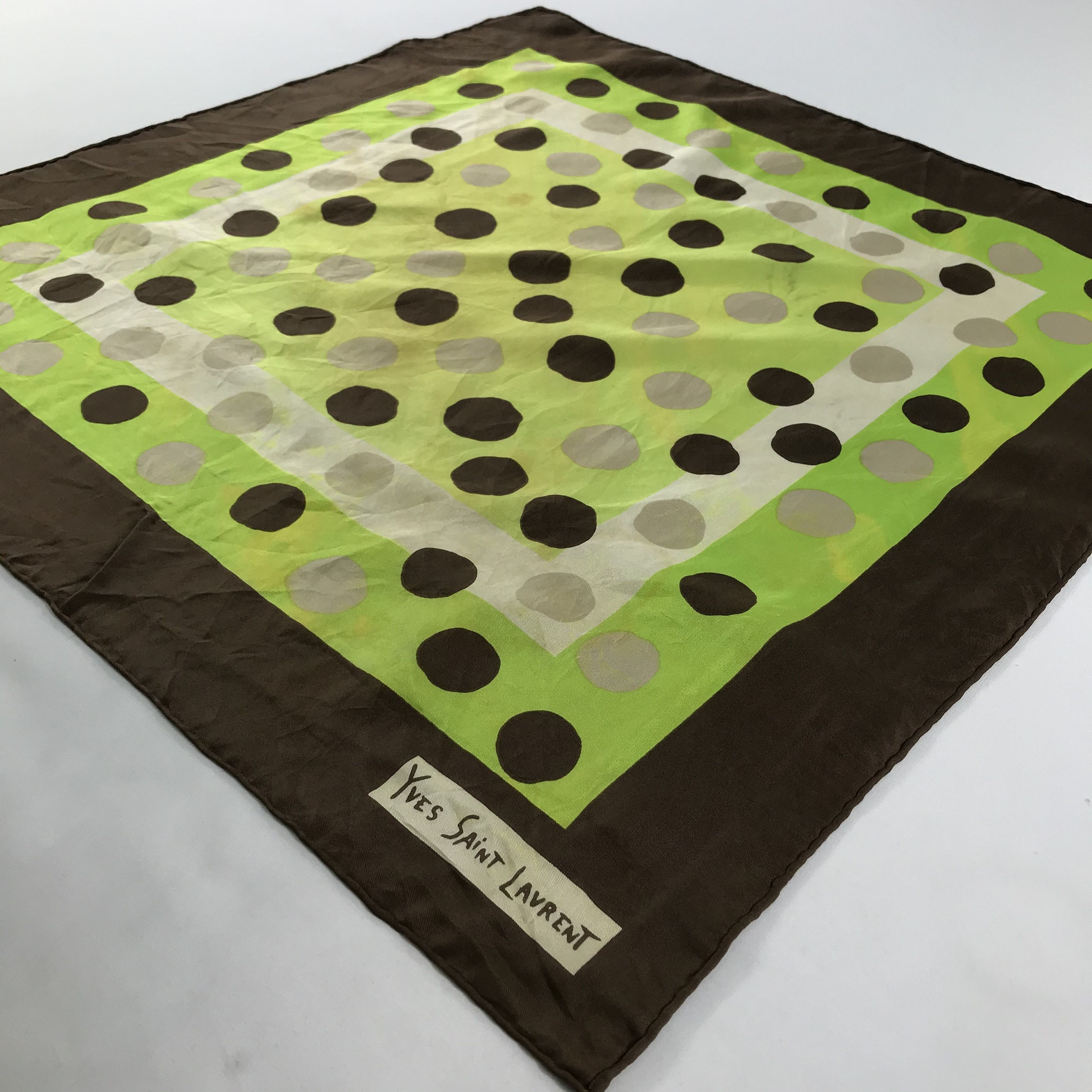 Vintage × Yves Saint Laurent Yves Saint Laurent Bandana / Handkerchief/Neckerchief -S1650 Size ONE SIZE - 2 Thumbnail