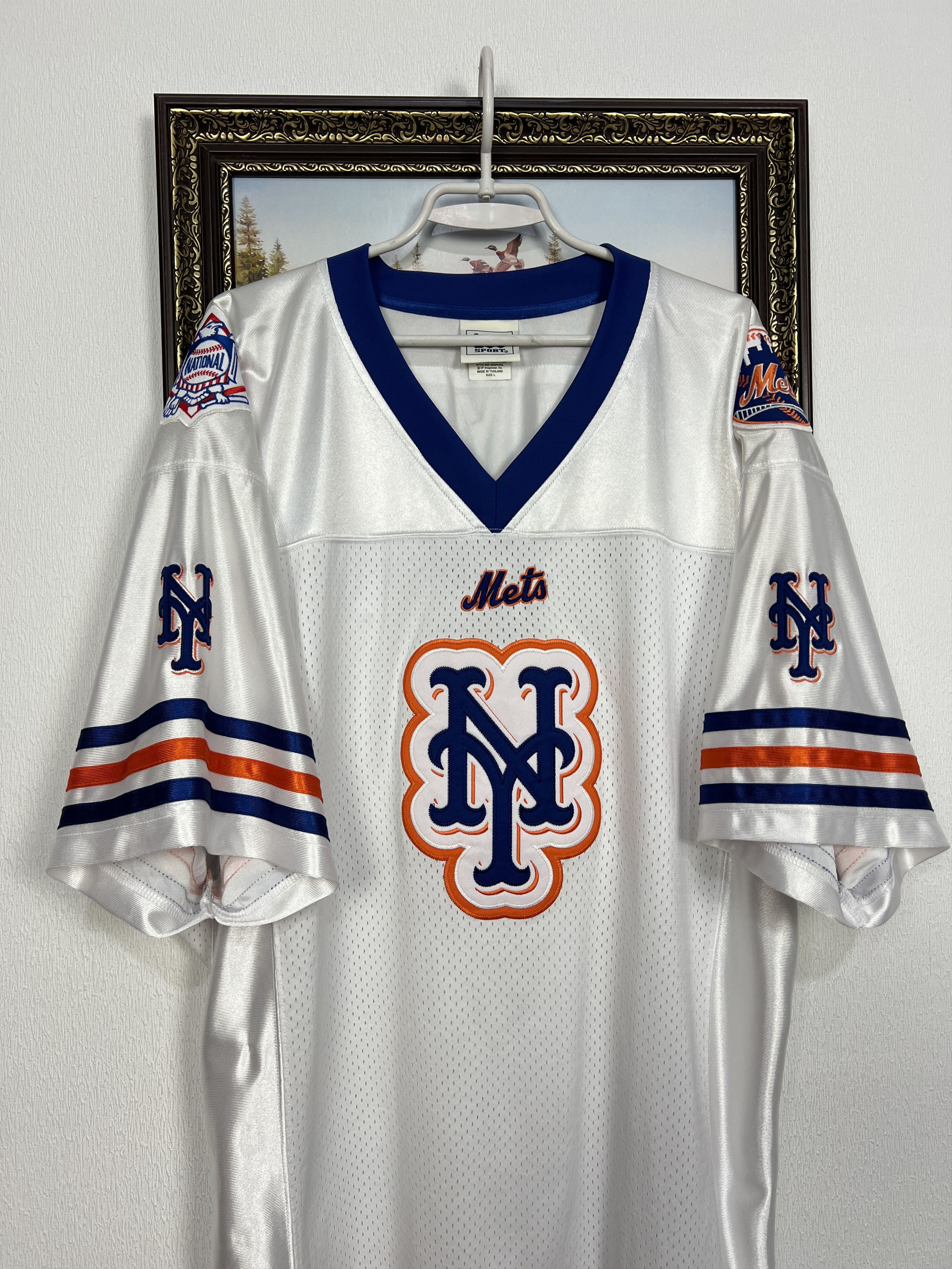 Vintage Lee Sport New York Mets Satin Mesh Jersey MLB Patch Size US L / EU 52-54 / 3 - 2 Thumbnail