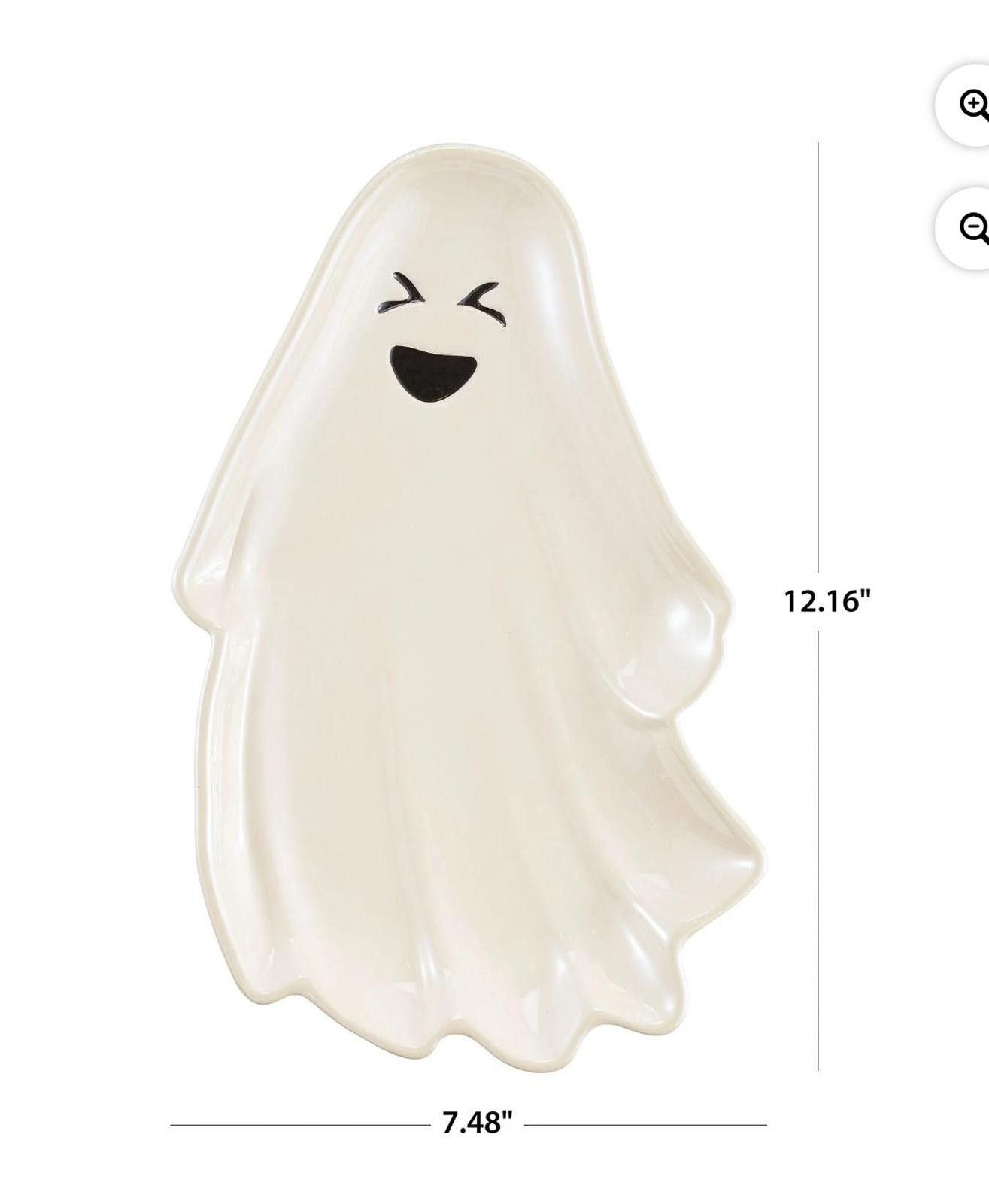 Designer Ghost Platter approximately 12” x 7” Food safe / display use Size ONE SIZE - 3 Thumbnail