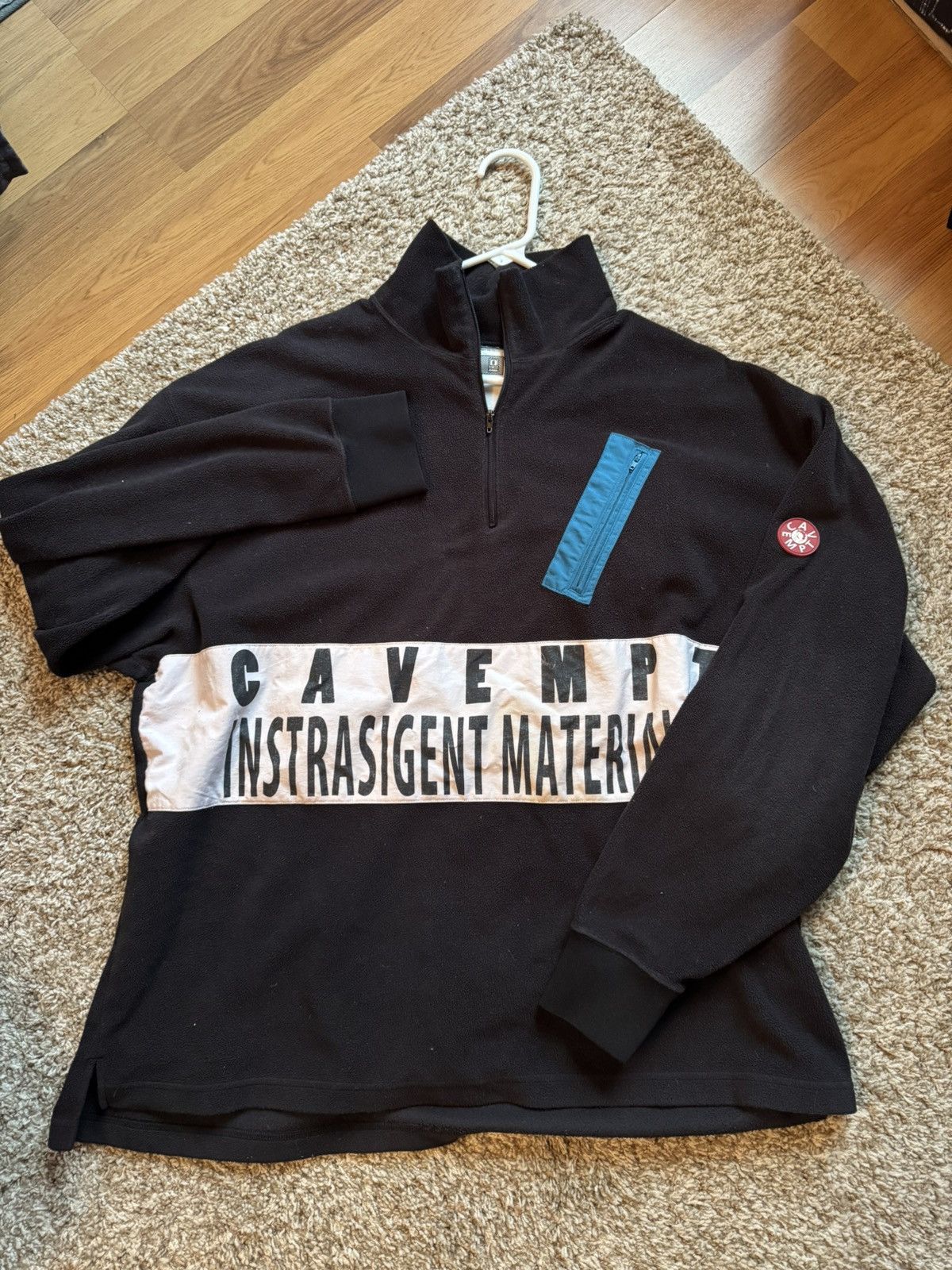 Cav Empt cavempt plague wide rib cut zip sweat | Grailed