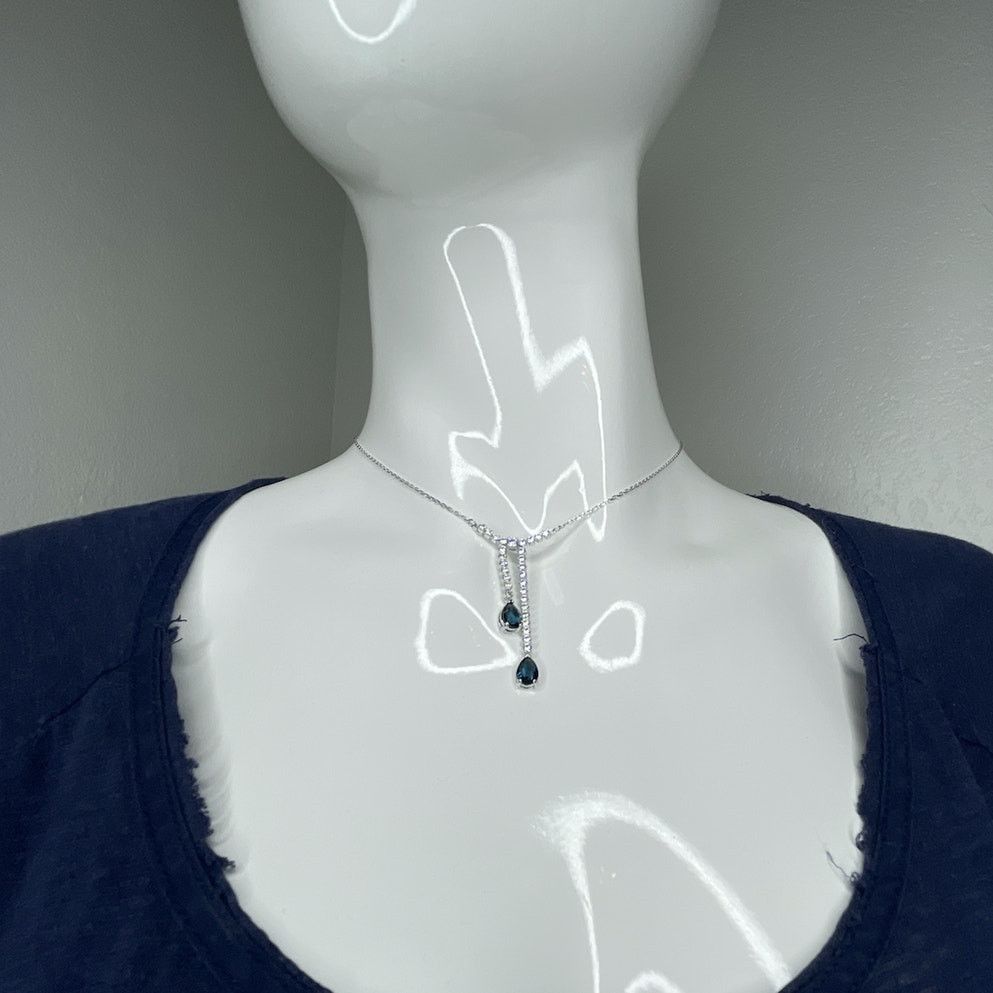 Swarovski Swarovski Vintage Y Necklace White Rhodium Plating Size ONE SIZE - 2 Thumbnail