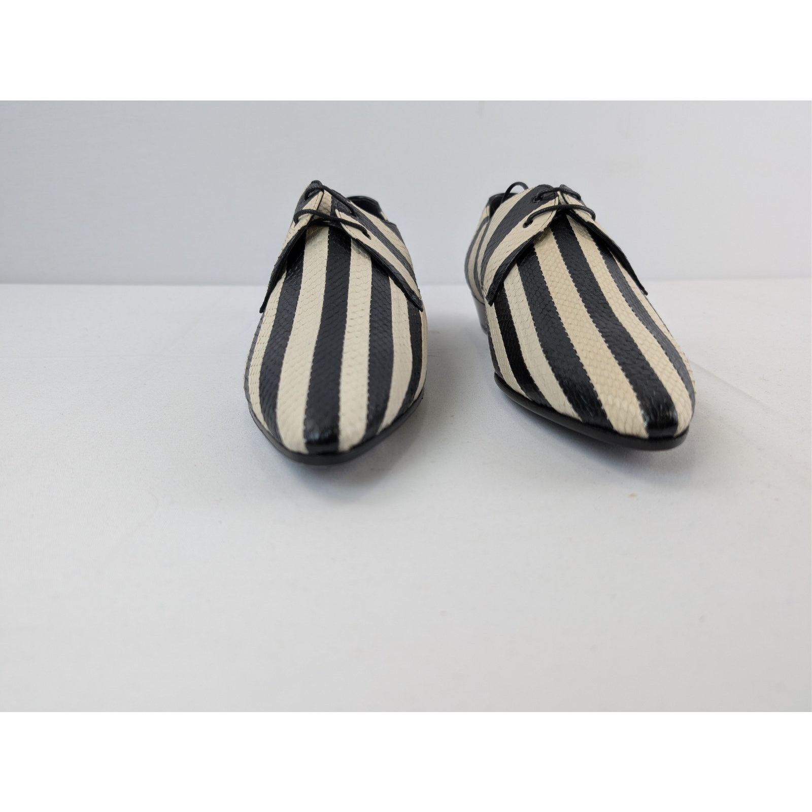 o1rshd1 Jonas 25 Derby Striped Shoes Boots Off White/Black