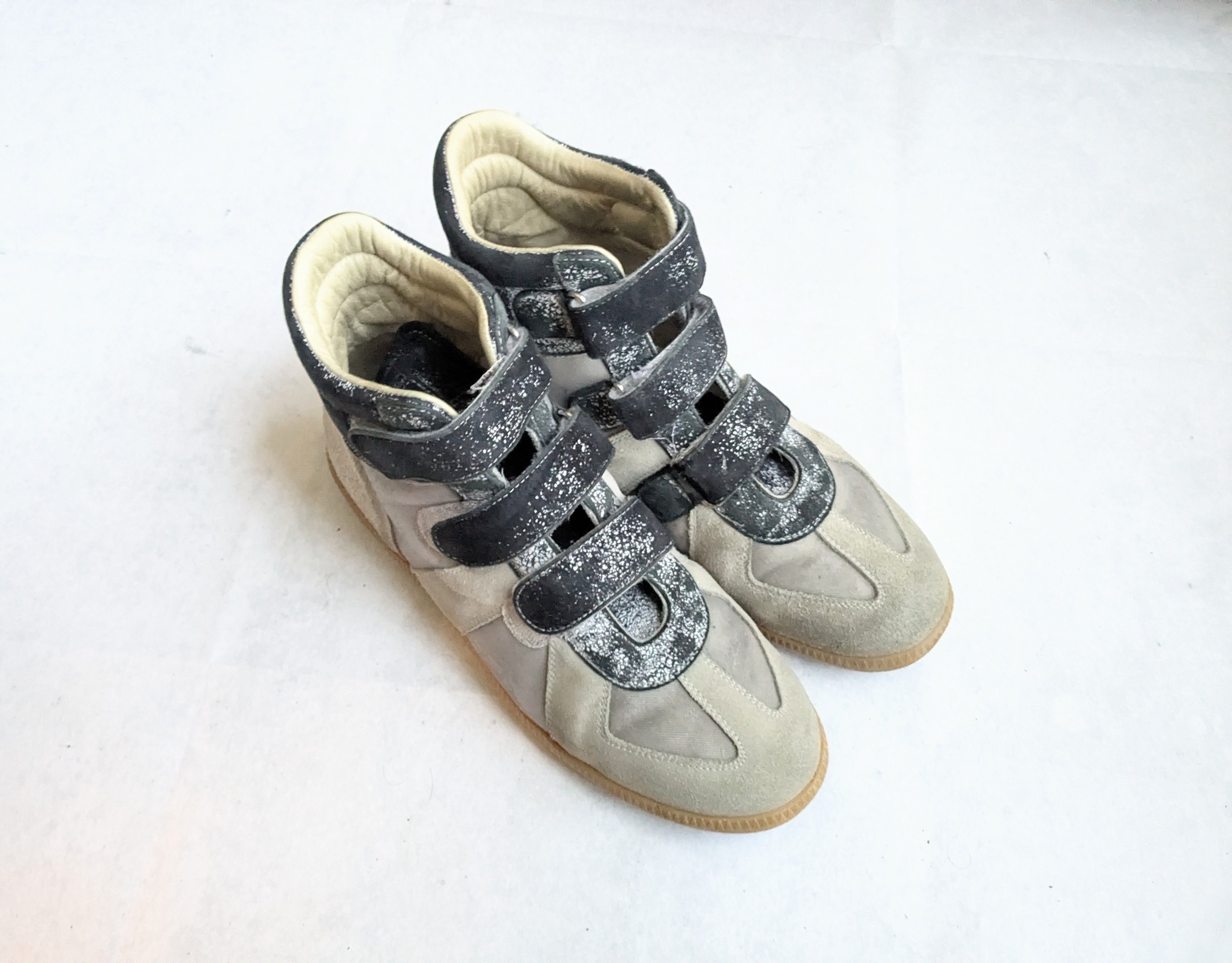 Maison Margiela Maison Margiela Triple Strap Sneakers Gray 8 41 High Tops Size US 8 / EU 41 - 4 Thumbnail