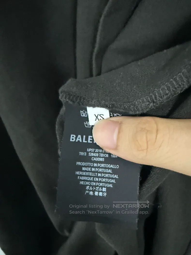Balenciaga Balenciaga Embroidered Logo Short Sleeve Size US XS / EU 42 / 0 - 5 Thumbnail