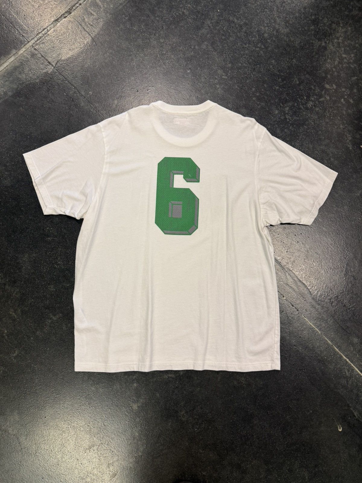 Supreme Supreme Flocked Tee Size US XL / EU 56 / 4 - 2 Thumbnail